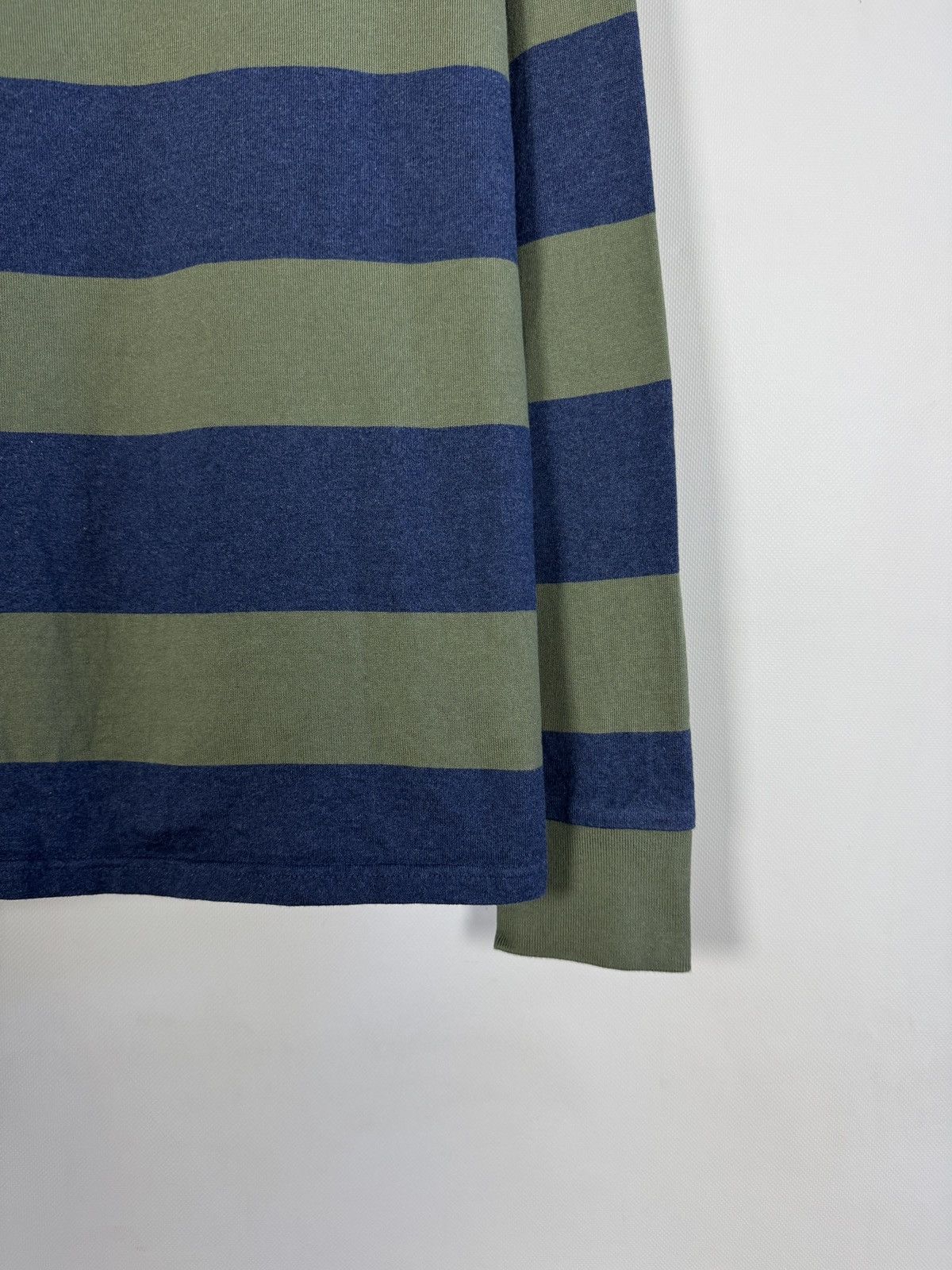 Gant GANT Polo Long Sleeve Striped Rugby Shirt Made in India Sz L Size US L / EU 52-54 / 3 - 15 Thumbnail