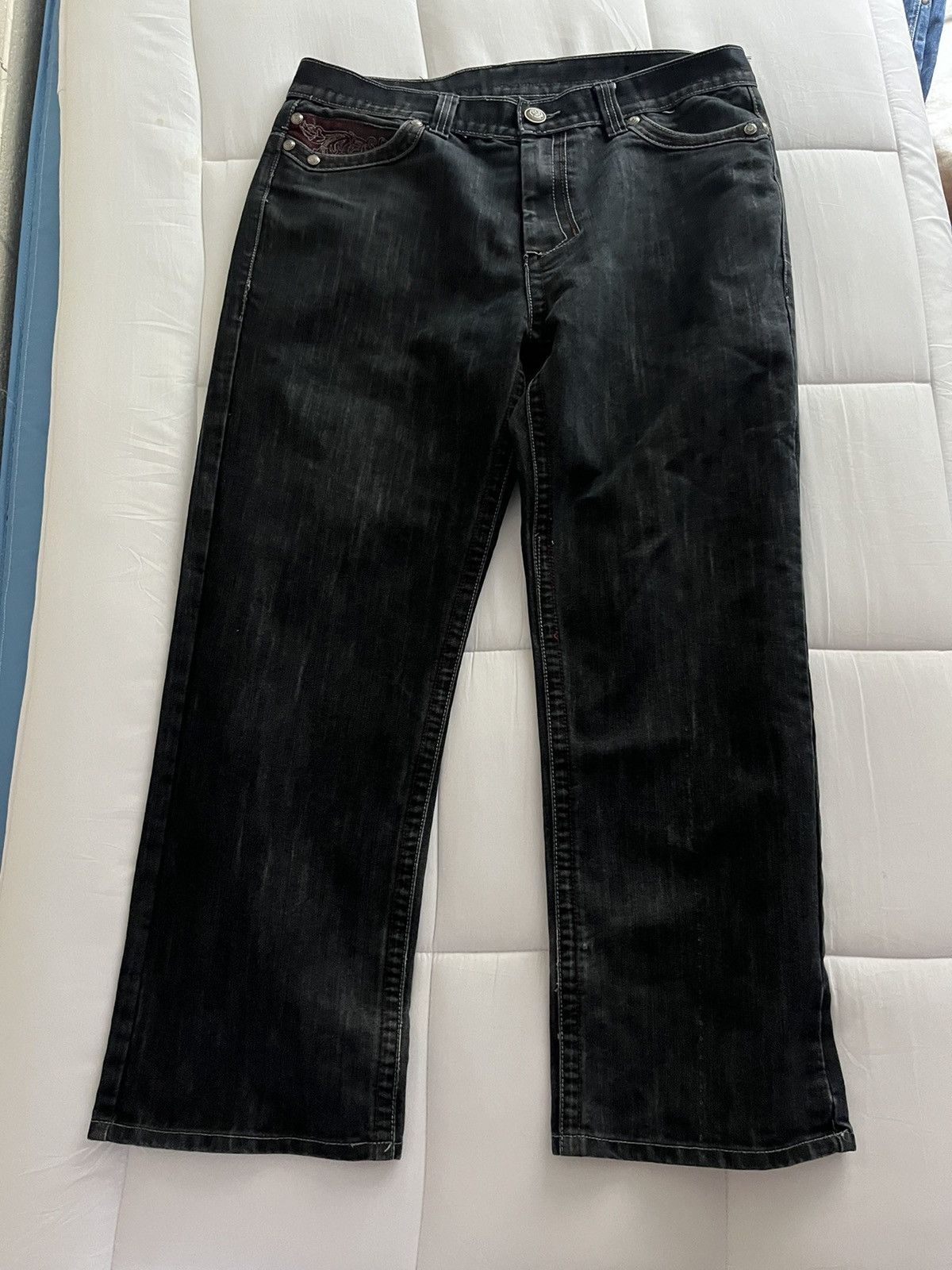 Japanese Brand × Vintage Baggy Y2k Jeans Size US 36 / EU 52 - 4 Thumbnail