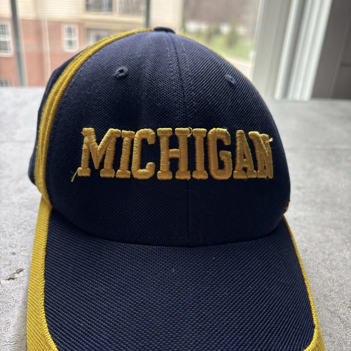Nike Y2k nike team u of m michigan fitted hat Size ONE SIZE - 2 Thumbnail