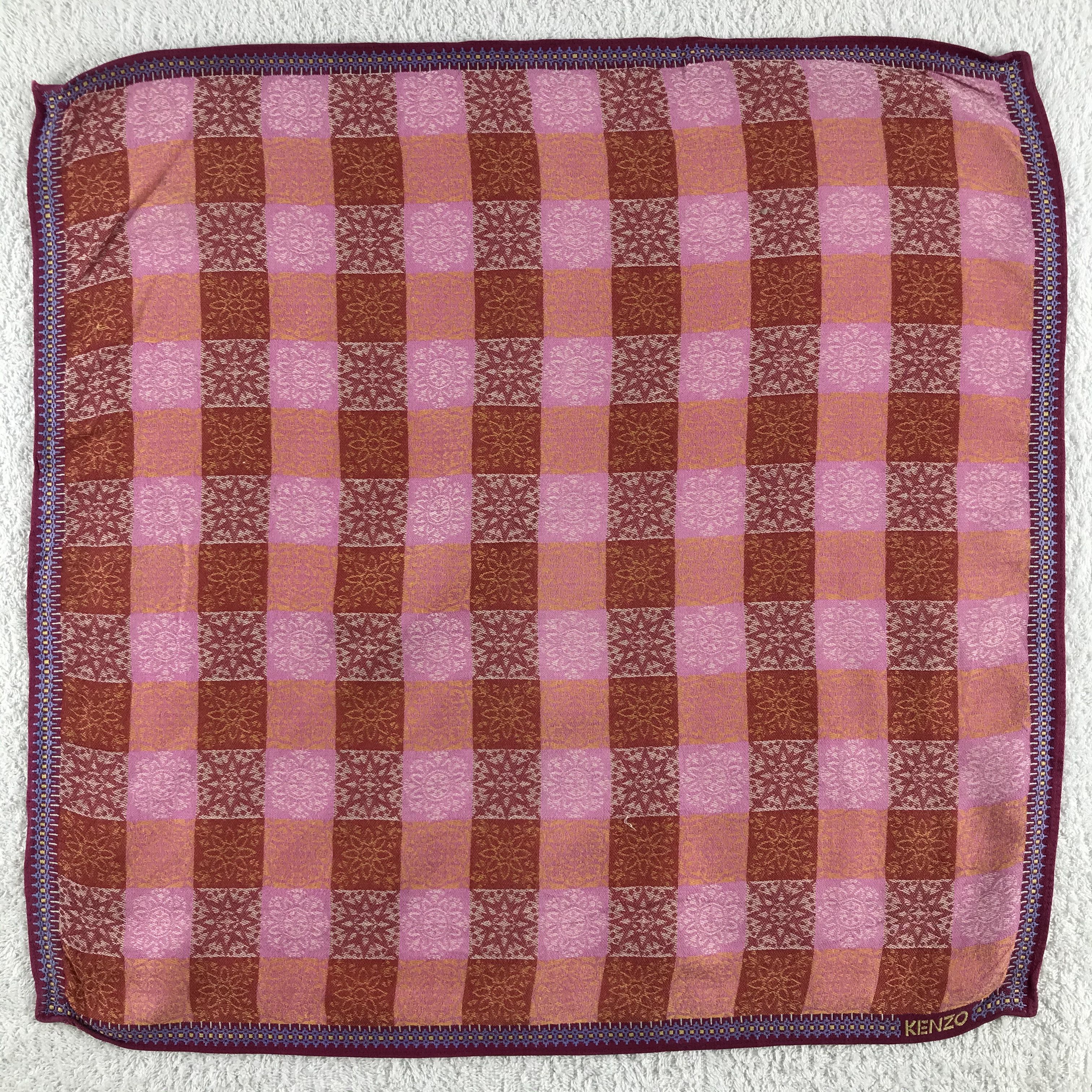 Kenzo × Vintage Kenzo Bandana / Handkerchief / Neckerchief - S167 Size ONE SIZE - 1 Thumbnail