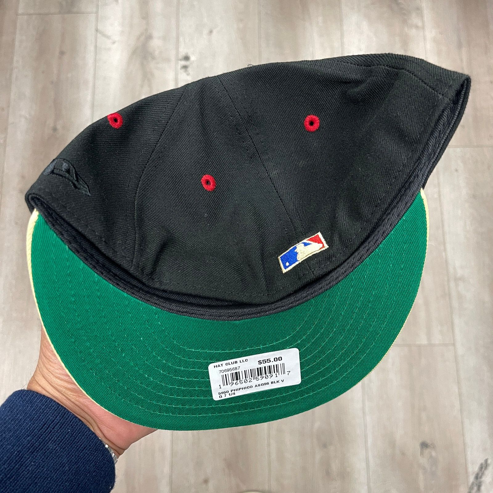 New Era New Era Phillies Black 1996 All-Star Game Patch Hat 7 1/4 Size ONE SIZE - 5 Thumbnail