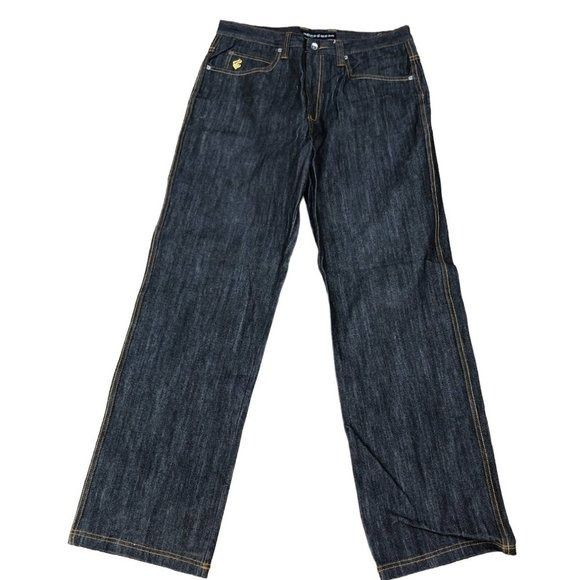 Rocawear Vintage Rocawear Embroidered Jeans Size 34 'Yellow R' Size US 34 / EU 50 - 7 Thumbnail