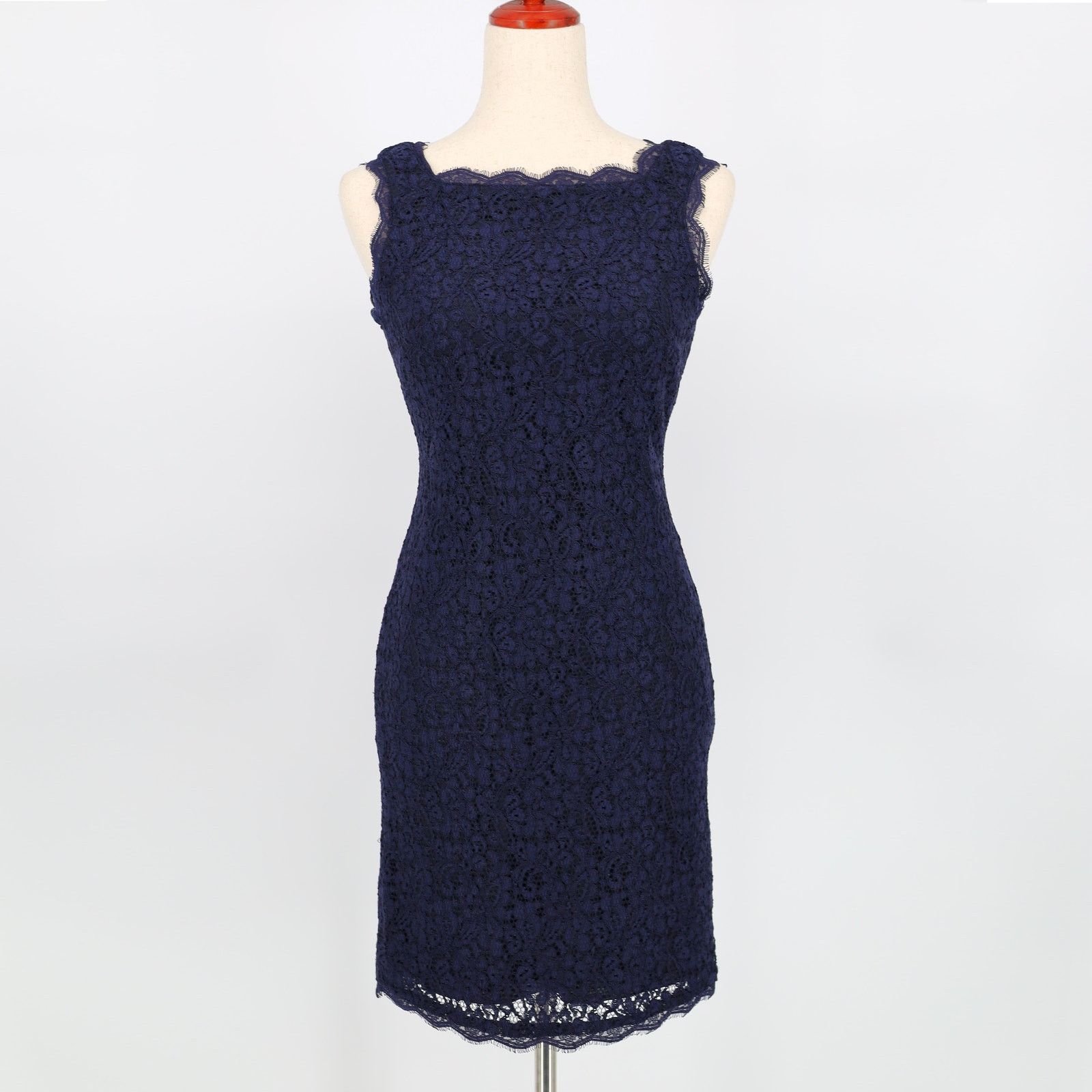 Adrianna Papell Adrianna Papell Women Navy Cocktail Mini Dress Size US 2 Size XS / US 0-2 / IT 36-38 - 1 Thumbnail