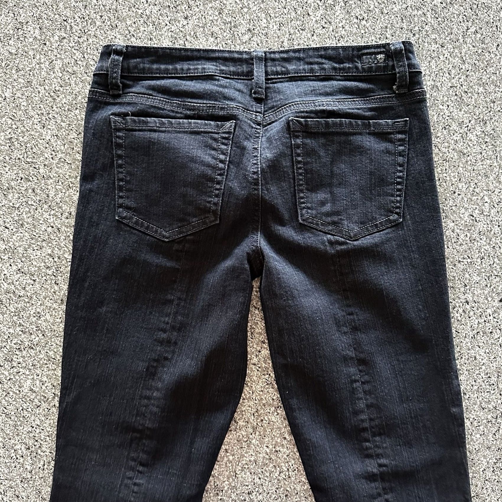 Jessica Simpson Jessica Simpson Jeans Womens 29x29 Kiss Me Low Rise Skinny Black 5-Pocket Denim Jeans Mens Womens Girls not applicable Size 29" - 5 Thumbnail