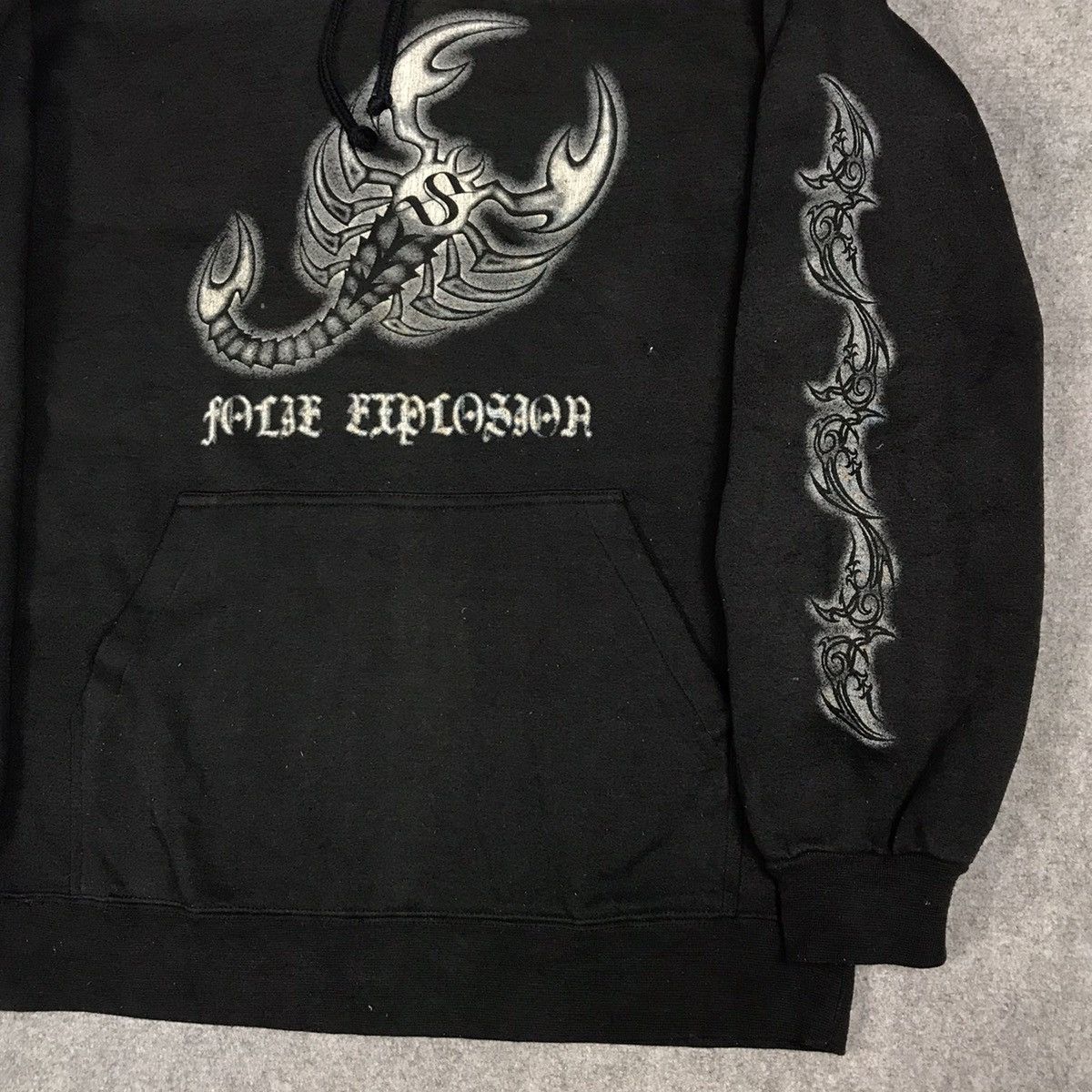 Japanese Brand Japanese style Black punk hoodies distressed Size US M / EU 48-50 / 2 - 4 Thumbnail