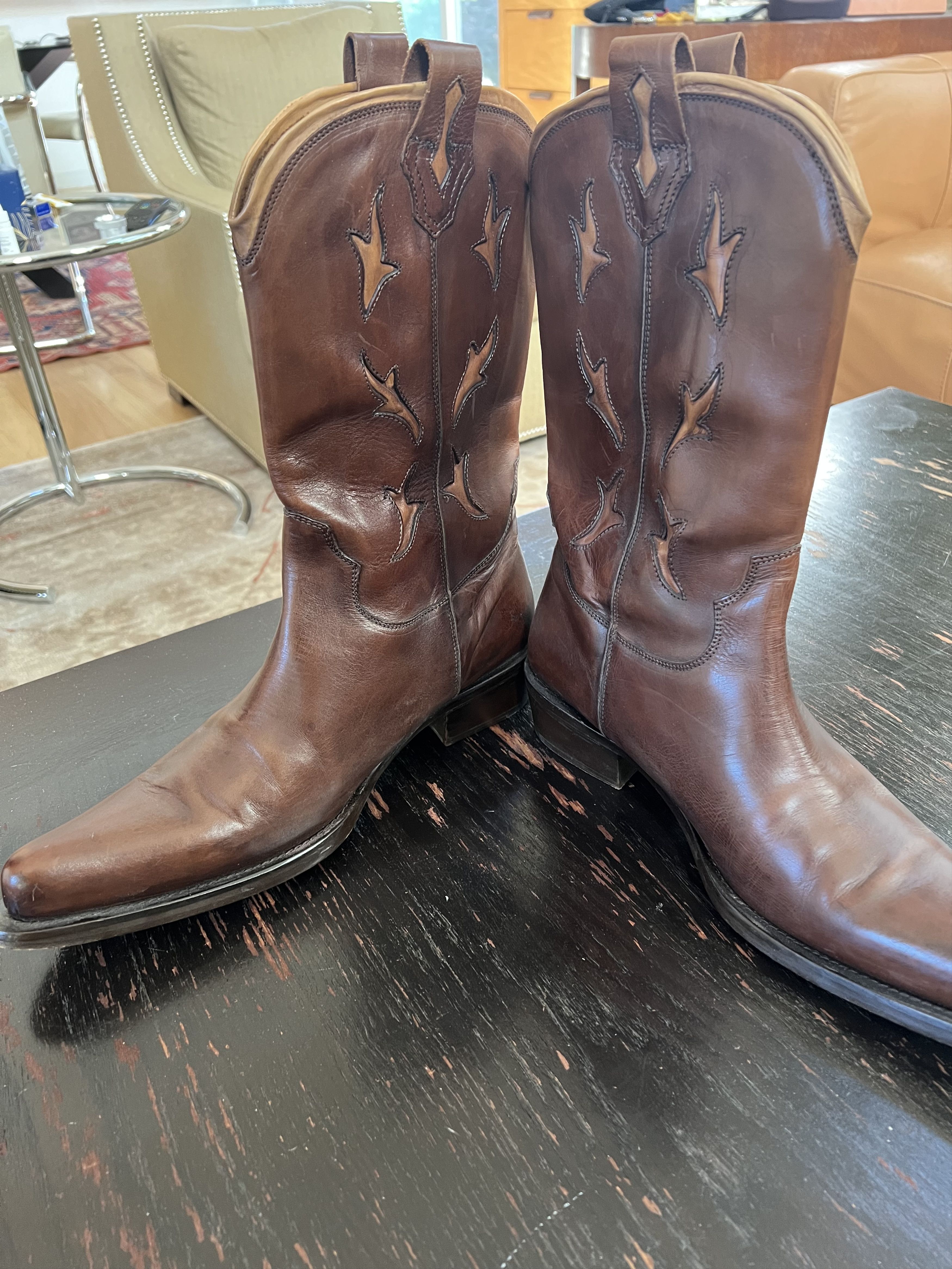 Kenneth Cole Kenneth Cole Contemporary Western Boots Made in Italy US13 Size US 13 / EU 46 - 2 Thumbnail