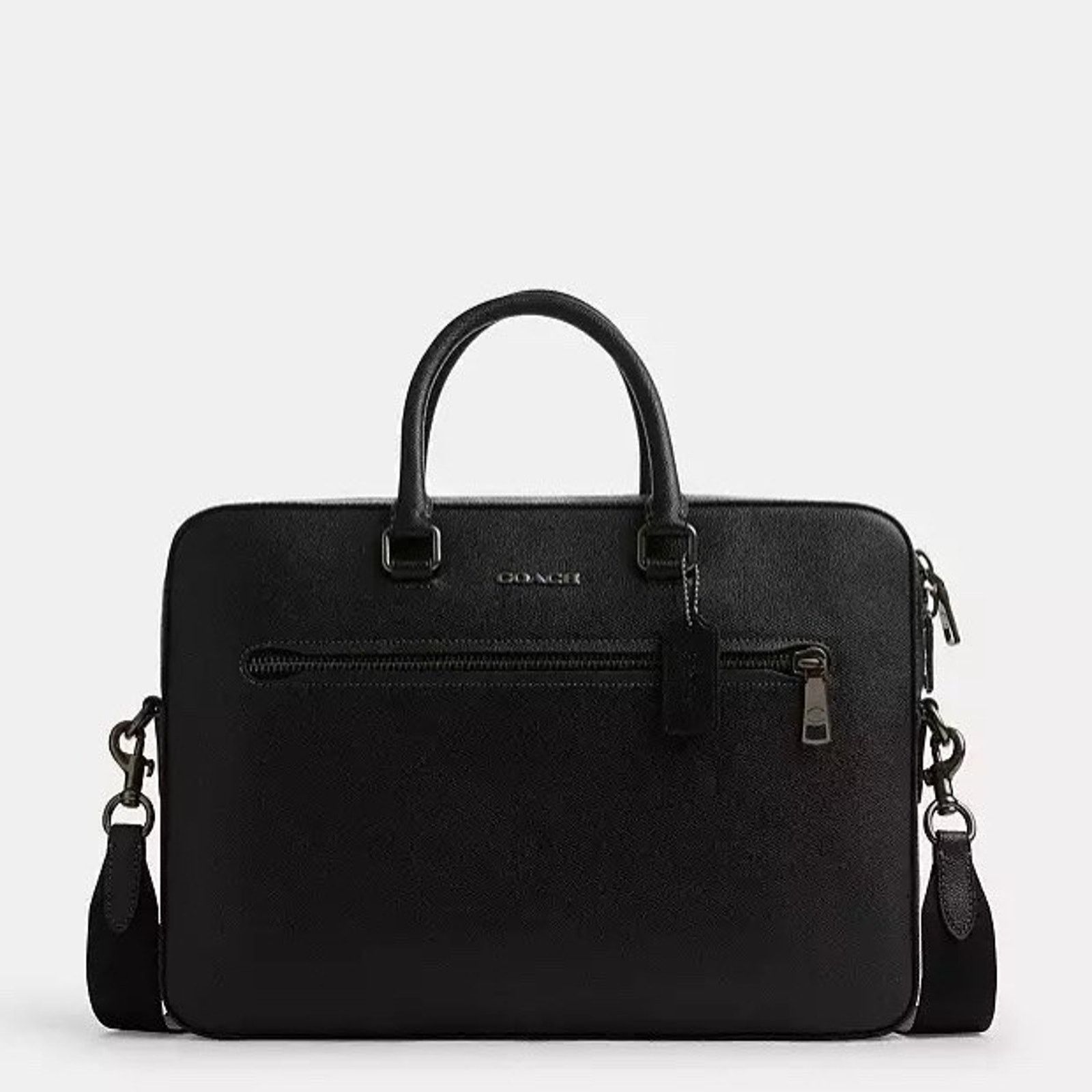 Coach NWT Coach Ethan Slim Brief Laptop Leather Black CR271 Size ONE SIZE - 5 Thumbnail