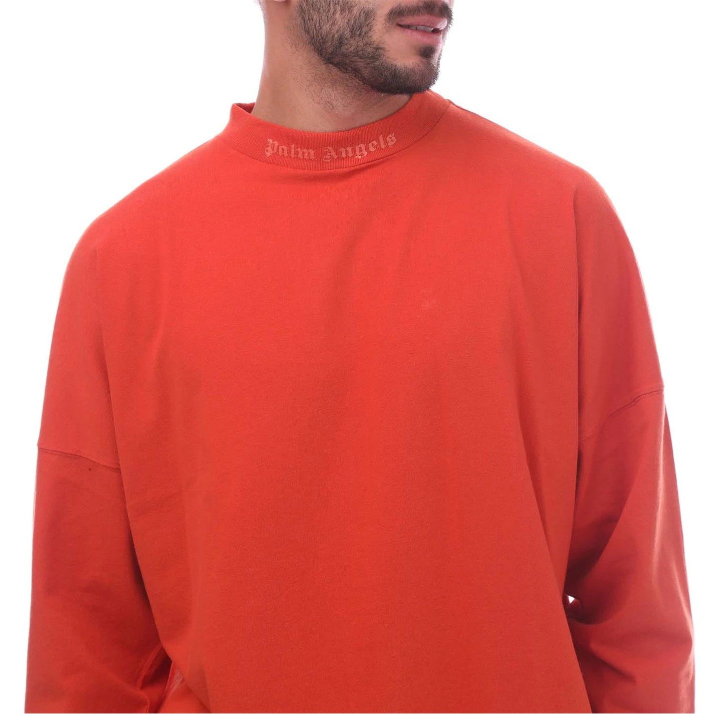 Palm Angels o1g2r1mq0426 Classic Glitter Logo Long Sleeve Over T-Shirt Size US M / EU 48-50 / 2 - 3 Thumbnail