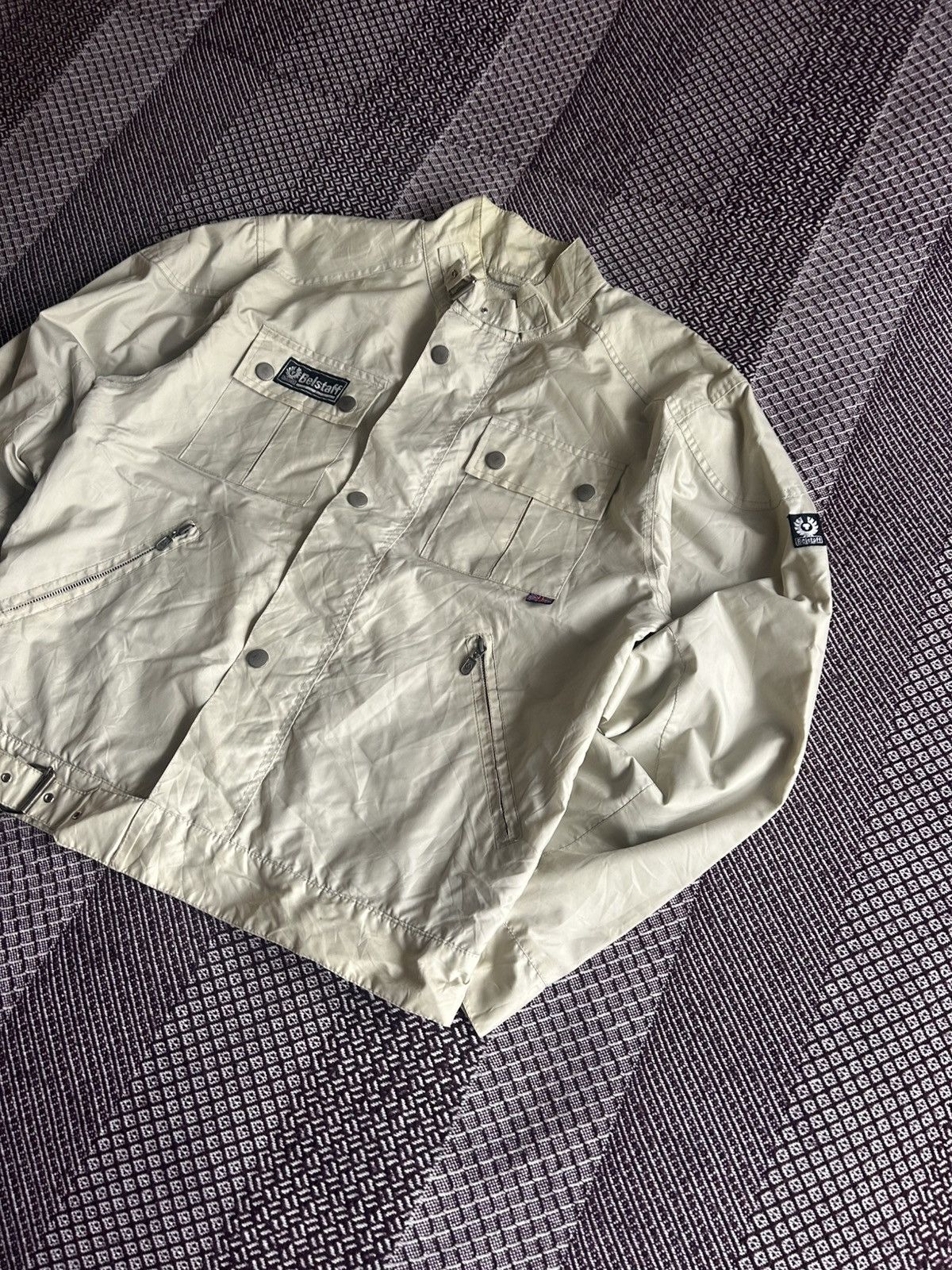 Belstaff Vintage Belstaff Nylon Bomber Jacket Unisex 00s Rare Casual Size US L / EU 52-54 / 3 - 2 Thumbnail