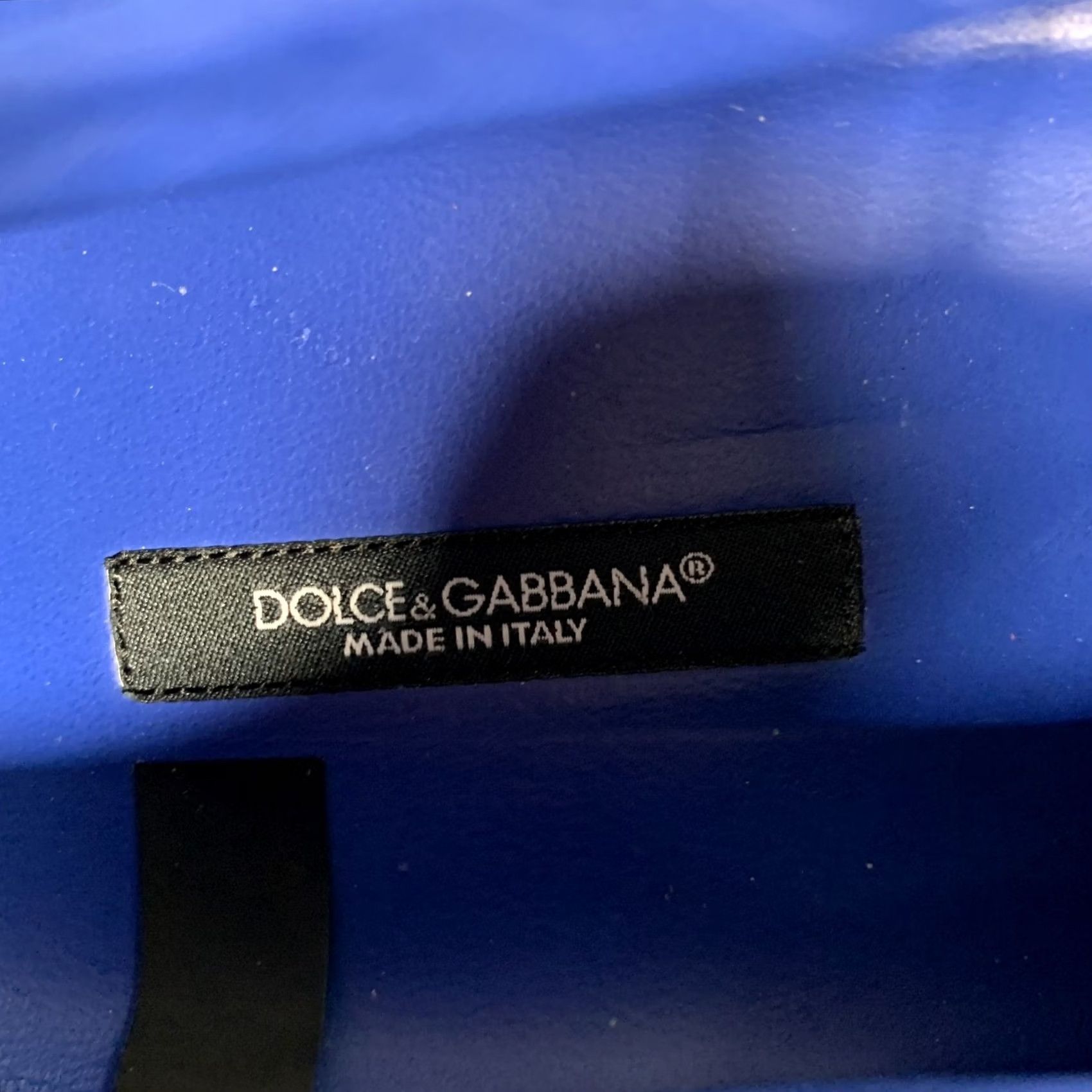 Dolce & Gabbana DOLCE & GABBANA Blue Cobalt Nylon Sneaker Size 10 Men Size US 10 / EU 43 - 7 Thumbnail
