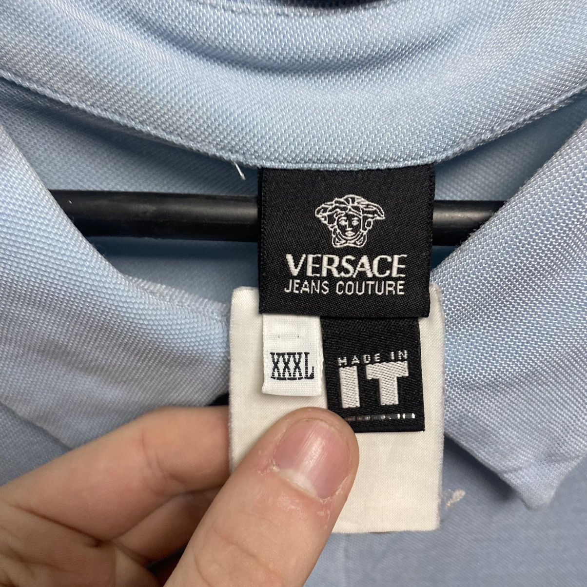 Versace Versace Shirt Vintage Size US L / EU 52-54 / 3 - 7 Thumbnail