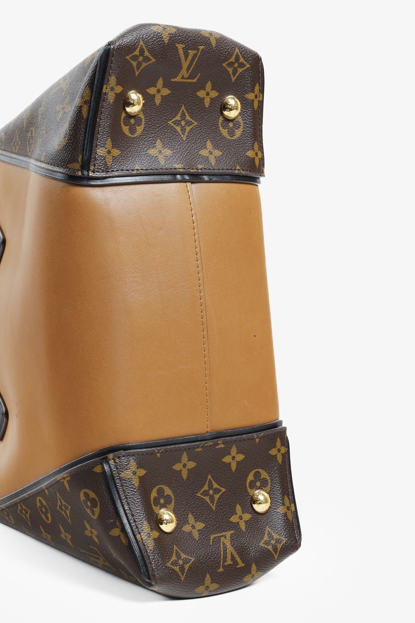 Louis Vuitton Louis Vuitton 2014 Tote W PM Brown Leather Monogram Size ONE SIZE - 5 Thumbnail