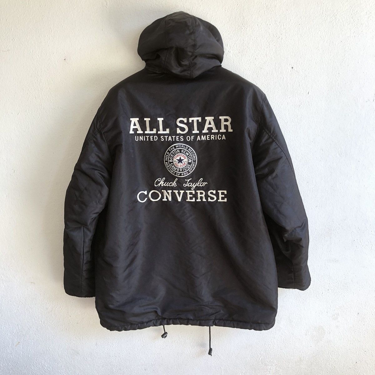 Converse CONVERSE spellout embroidered logo raincoat Size US L / EU 52-54 / 3 - 2 Thumbnail