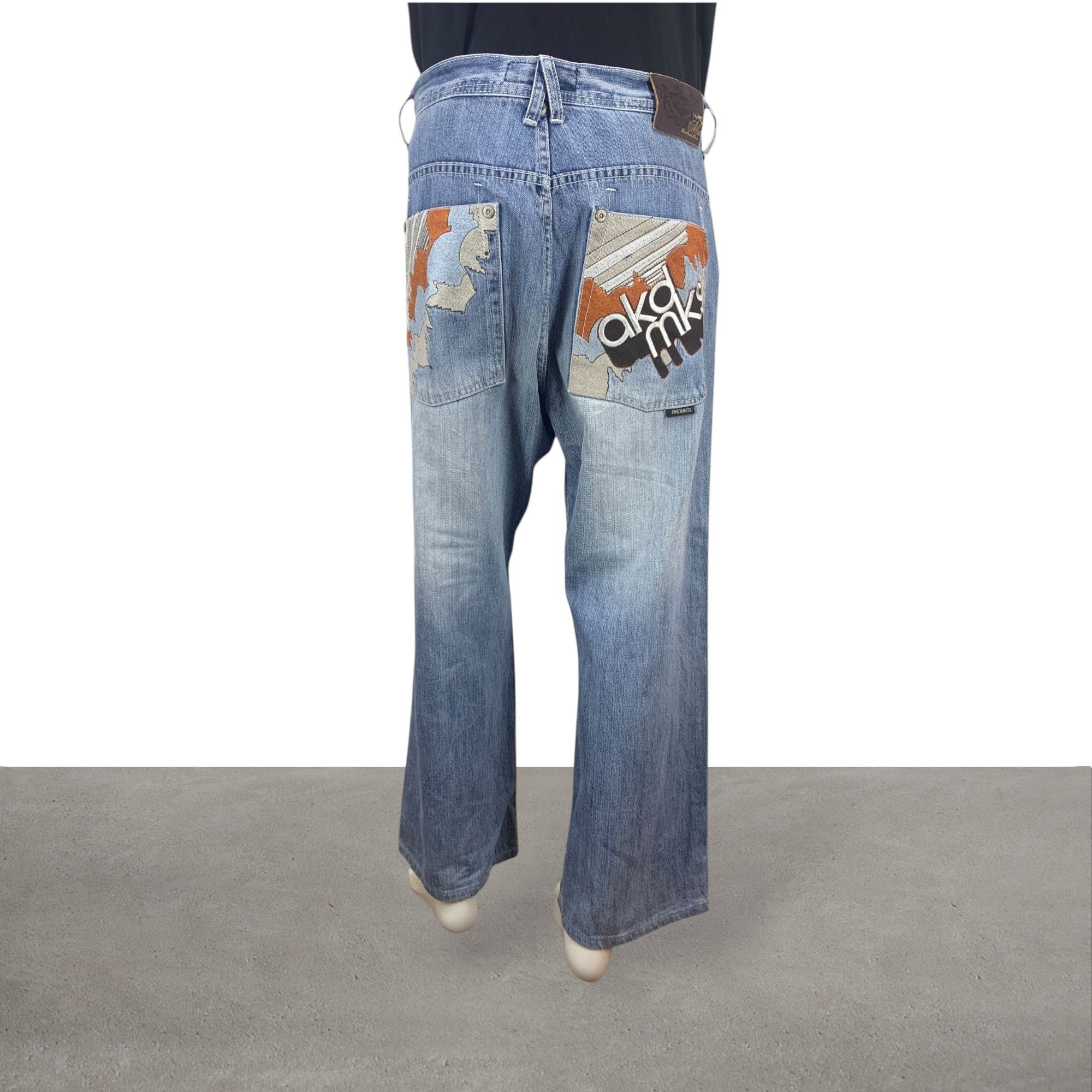 Akademiks Akademiks Denim Jeans Hip Hop Baggy Skateboards Jeans Size US 38 / EU 54 - 1 Thumbnail