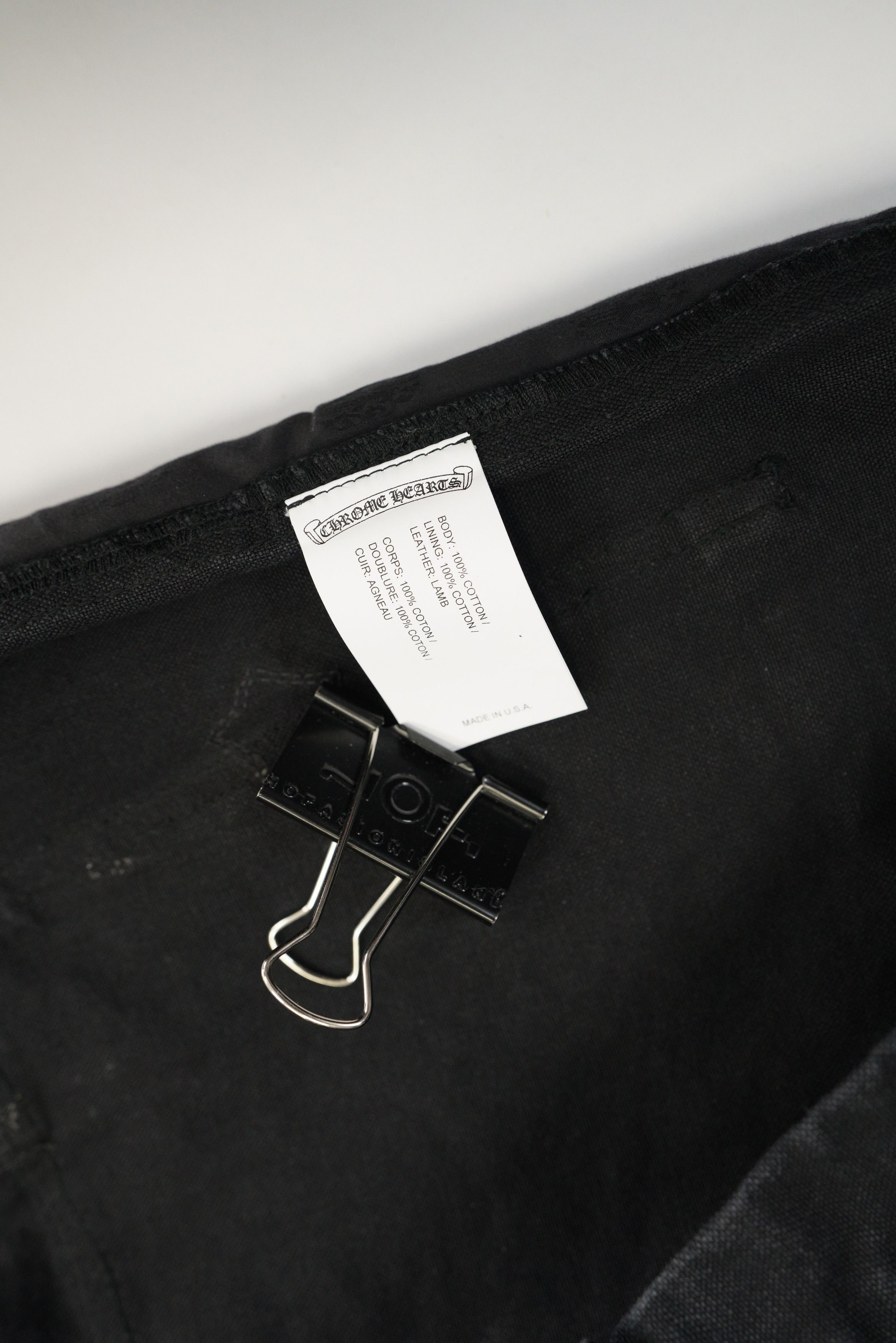 Chrome Hearts Chrome Hearts Black Leather Cross Patch Carpenter Shorts Size US 36 / EU 52 - 19 Thumbnail