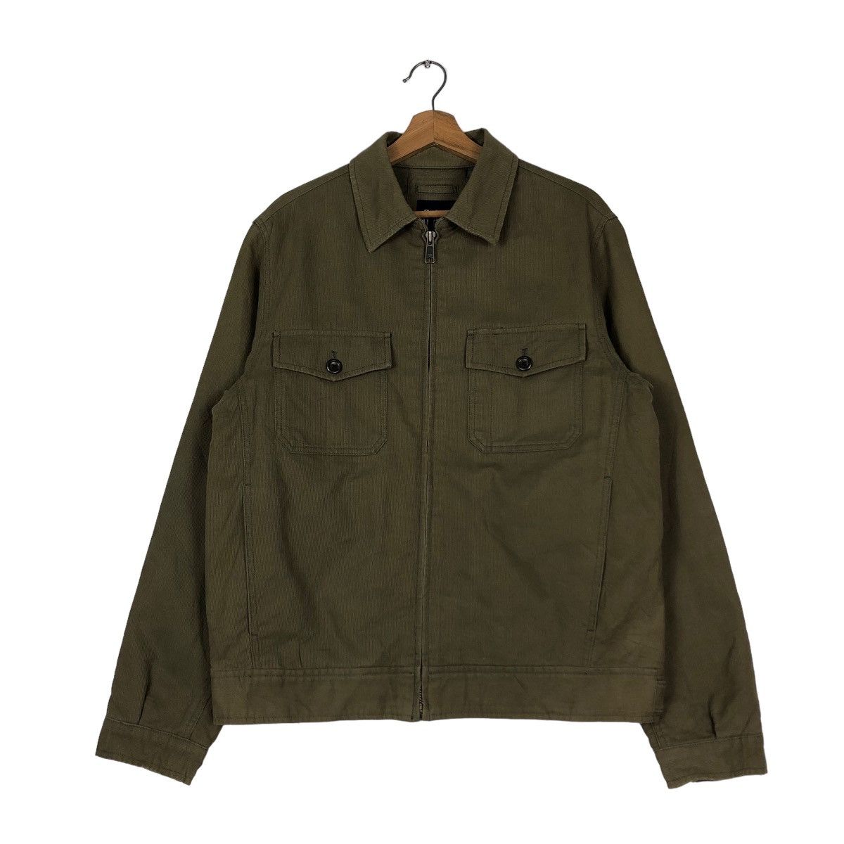 Japanese Brand 📌VINTAGE BIKER JACKET GAP MILITARY DESIGN CARGO POCKET Size US M / EU 48-50 / 2 - 2 Thumbnail