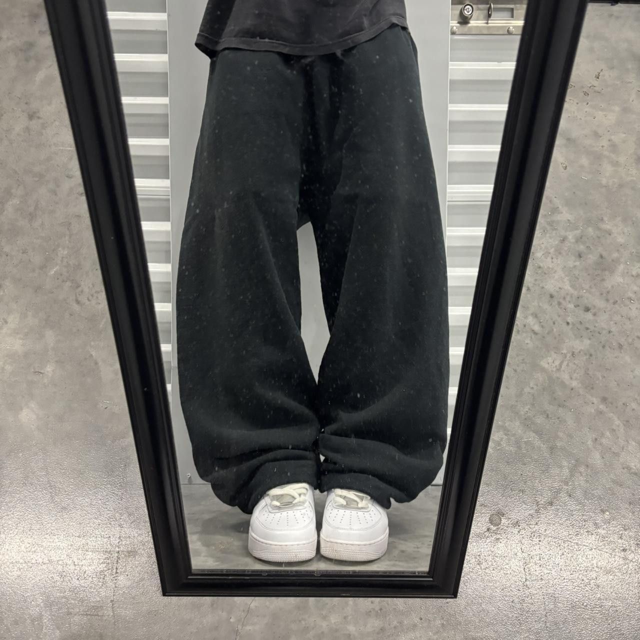 Japanese Brand × Vintage Crazy Vintage Y2K/2000s Baggy Black Skater Streetwear Essential Sweatpants! Size US 34 / EU 50 - 1 Thumbnail