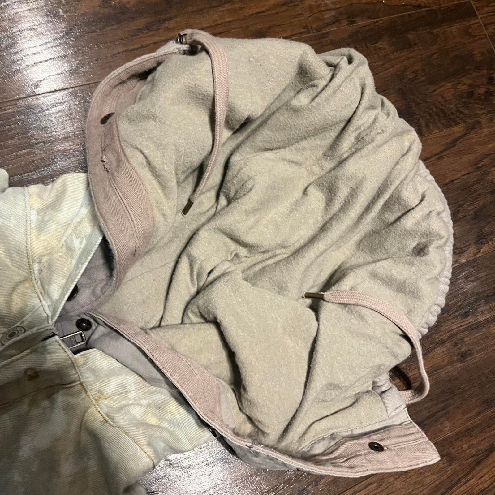 Free People Free People Layered Tie Dye Parka Embroidered Coat Size L / US 10 / IT 46 - 3 Thumbnail