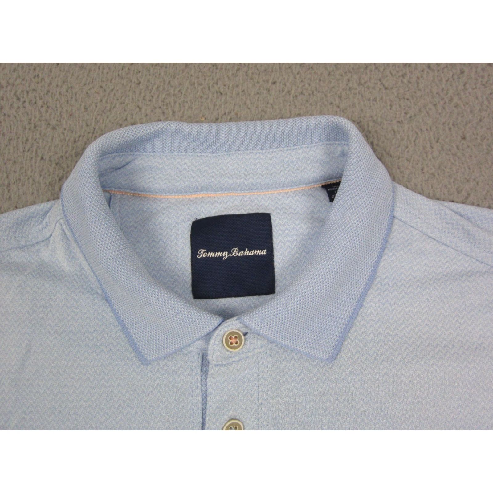 Tommy Bahama Tommy Bahama Polo Shirt Mens XL Blue 90s Classic Casual Short Sleeve Polo Shirt Adult Regular Fit Golf Beach Performance Shirt Size US XL / EU 56 / 4 - 3 Thumbnail