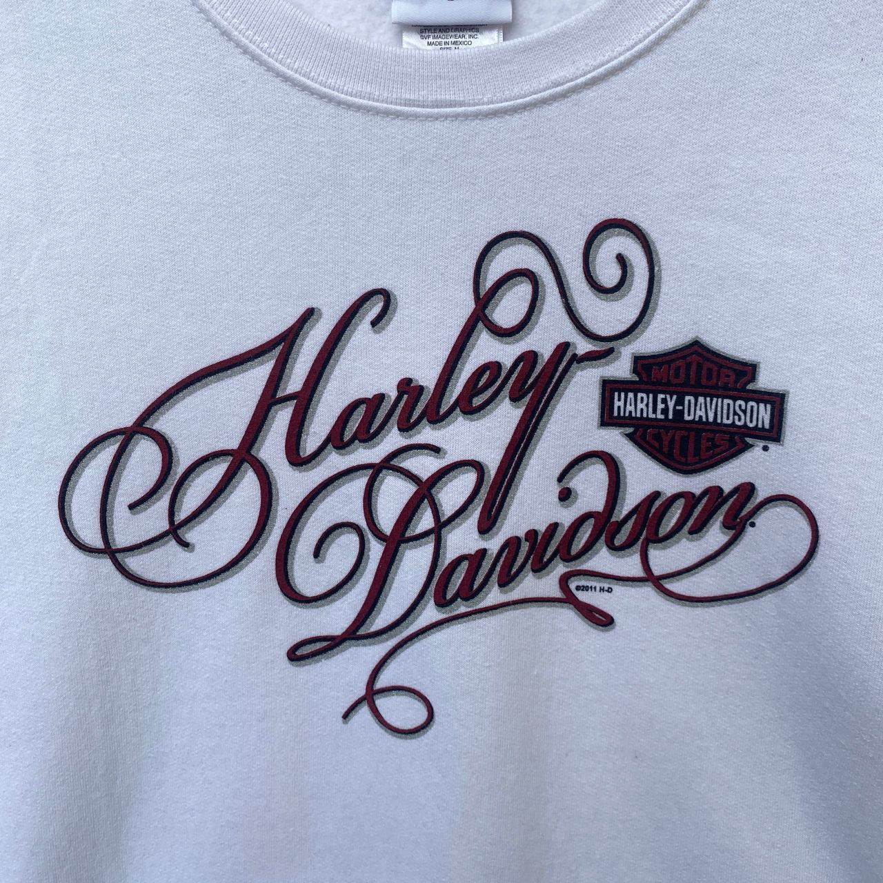 Harley Davidson HARLEY DAVIDSON SWEATSHIRT MEDIUM PULLOVER WHITE Size US M / EU 48-50 / 2 - 4 Thumbnail