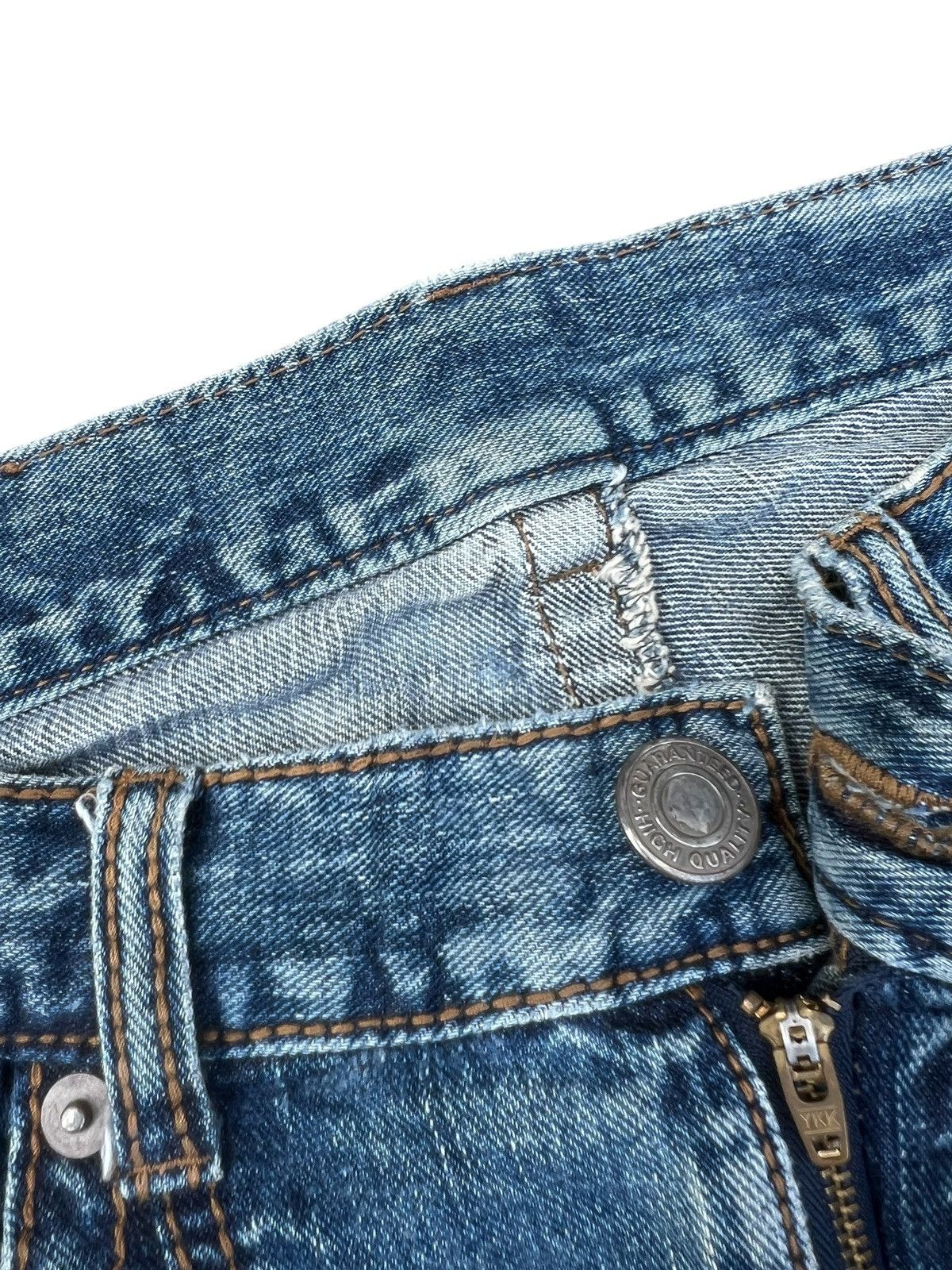 semanticdesign Rattle Trap Made in Japan Tartan Patchwork Denim Jeans Size US 32 / EU 48 - 7 Thumbnail