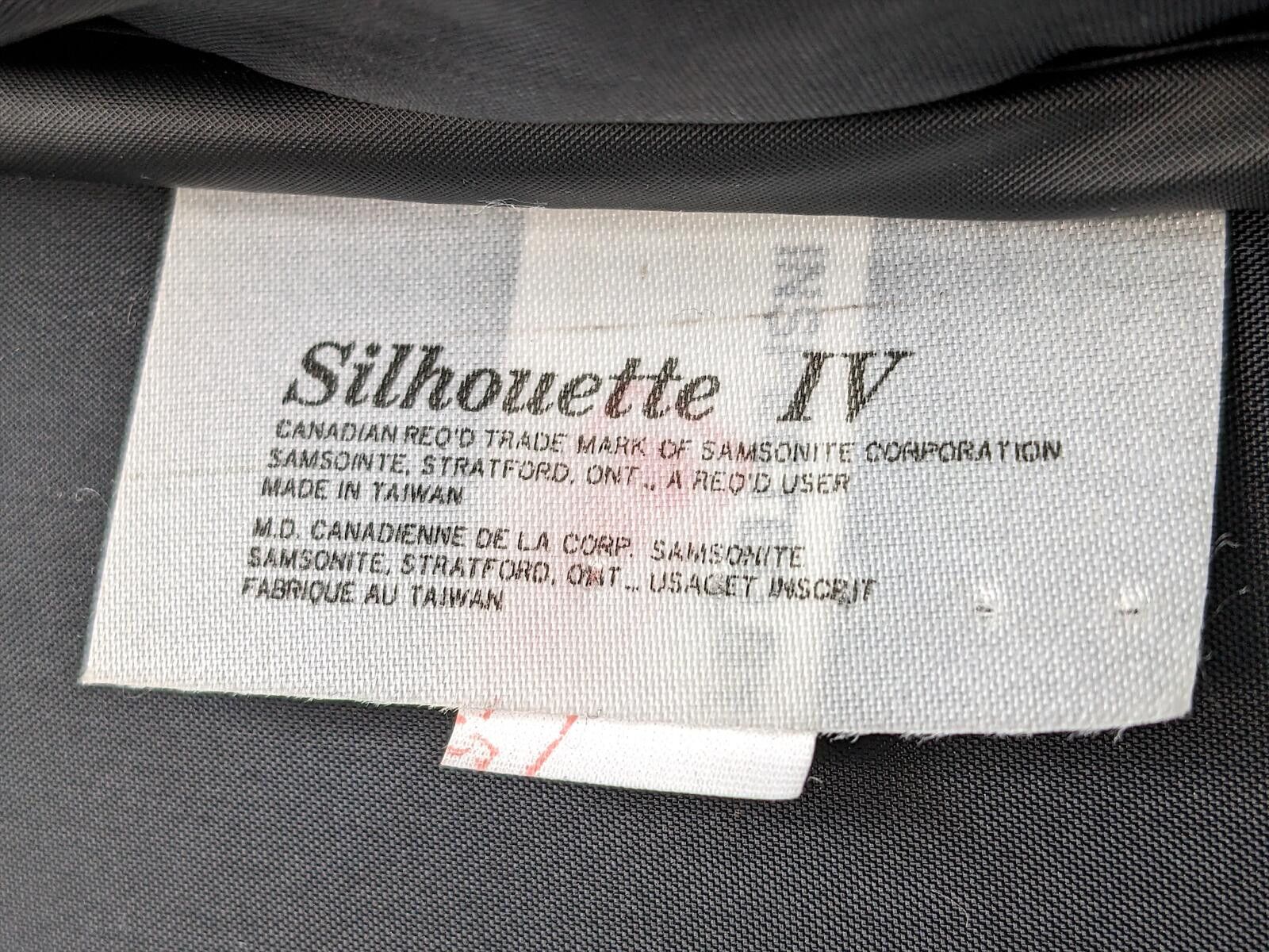 Samsonite Samsonite Silhouette Carry-on Travel Bag 1987 Taiwan Expand Size ONE SIZE - 12 Thumbnail
