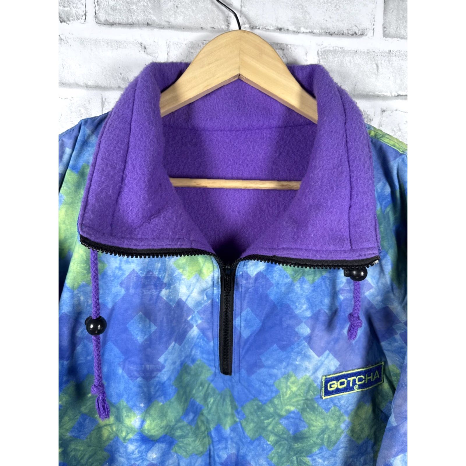 Gotcha **VTG GOTCHA Mens Blue Fleece Lined Half Zip Pullover** User: VTG GOTCHA Mens Blue Fleece Lined Half Zip Pullover Size US S / EU 44-46 / 1 - 2 Thumbnail