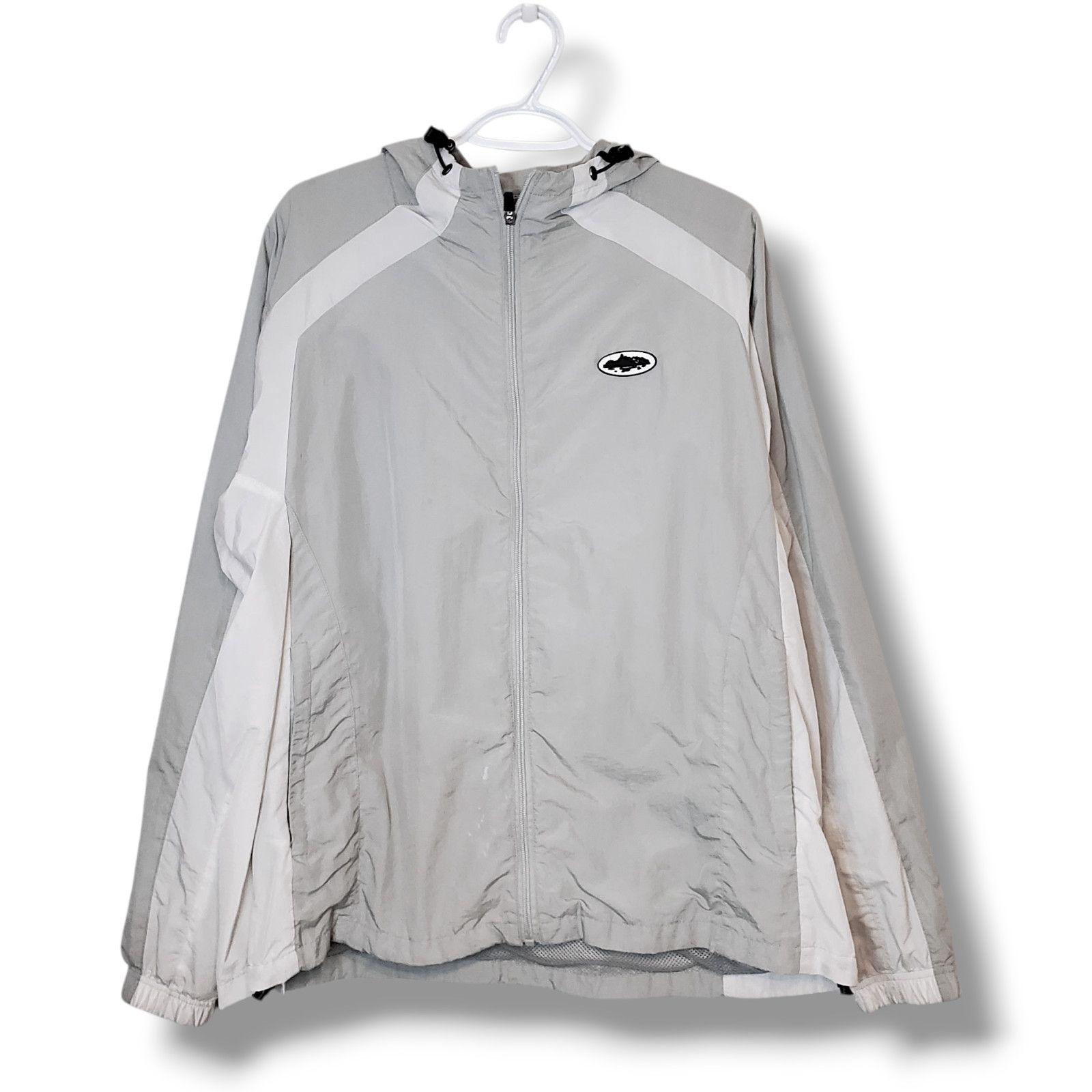 Corteiz Spring Jacket Windbreaker Gray Size L