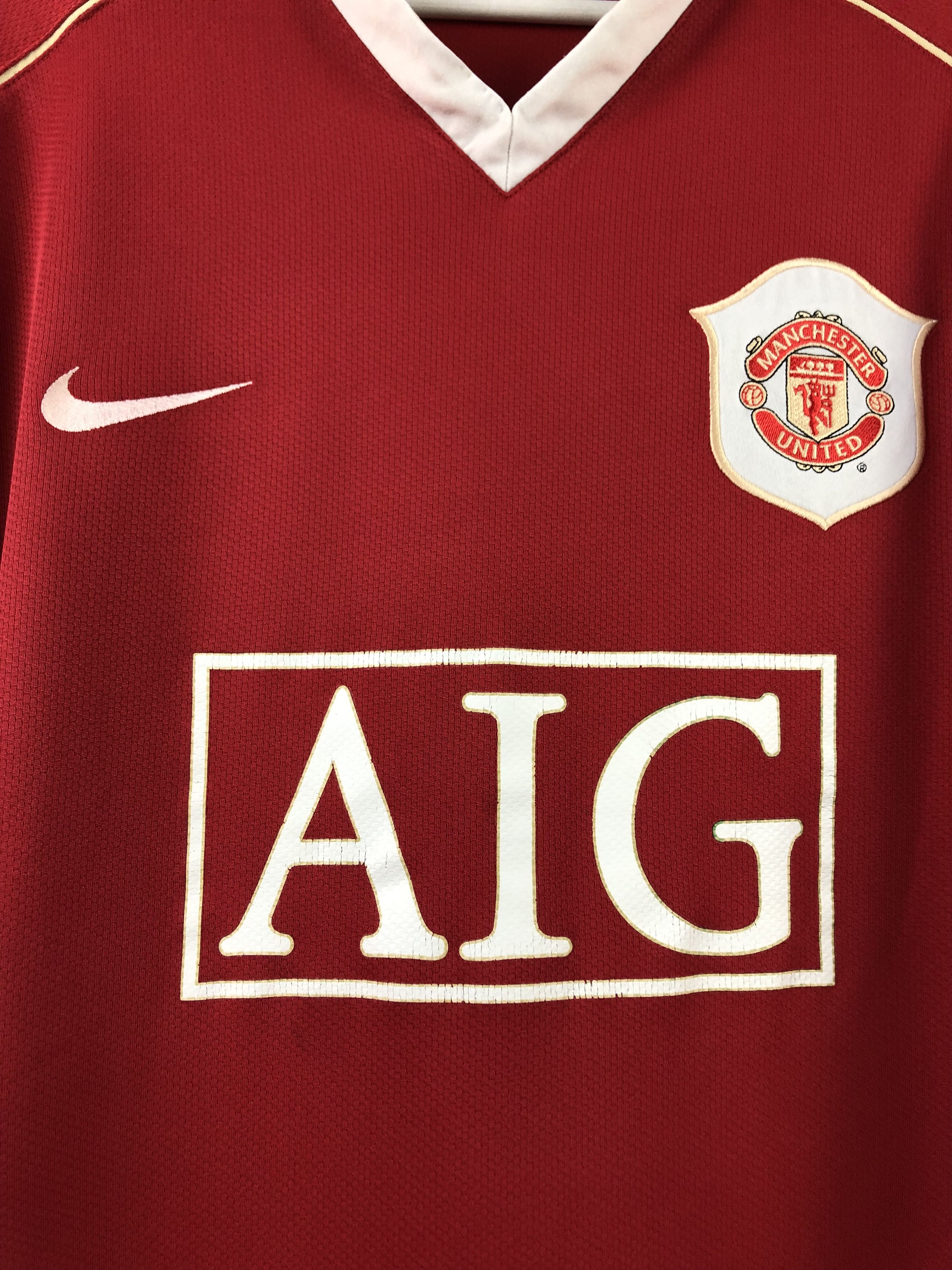 Nike Manchester United football shirt 2006 Soccer Nike Jersey Size US XL / EU 56 / 4 - 5 Thumbnail