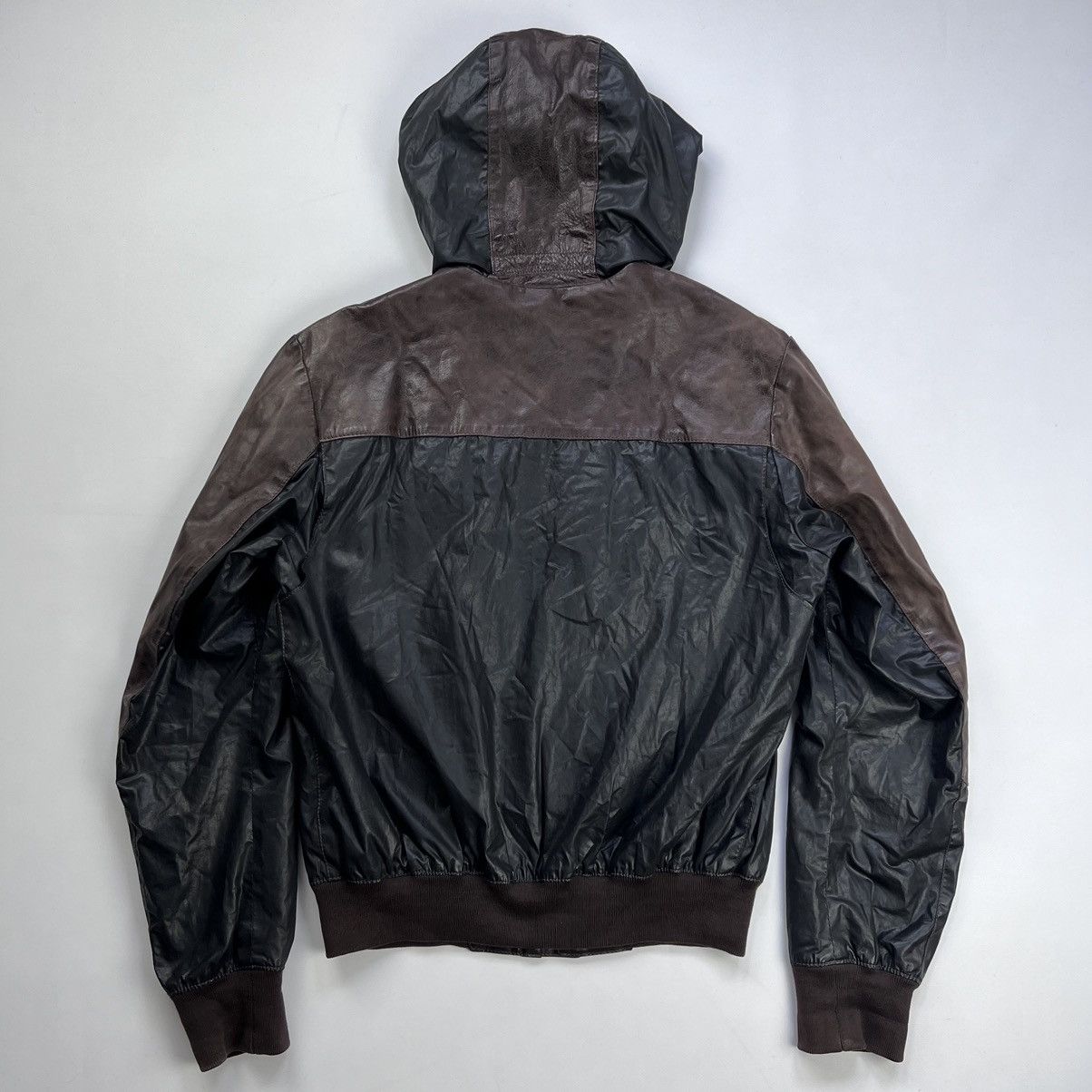 Belstaff Belstaff gold label leather hooded bomber jacket Size US M / EU 48-50 / 2 - 11 Thumbnail