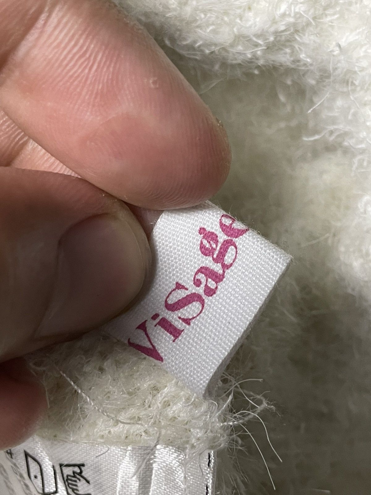 Japanese Brand × Vintage VISAGE Brand Wool Knit Cosy Cardigan (96) Size L / US 10 / IT 46 - 6 Thumbnail