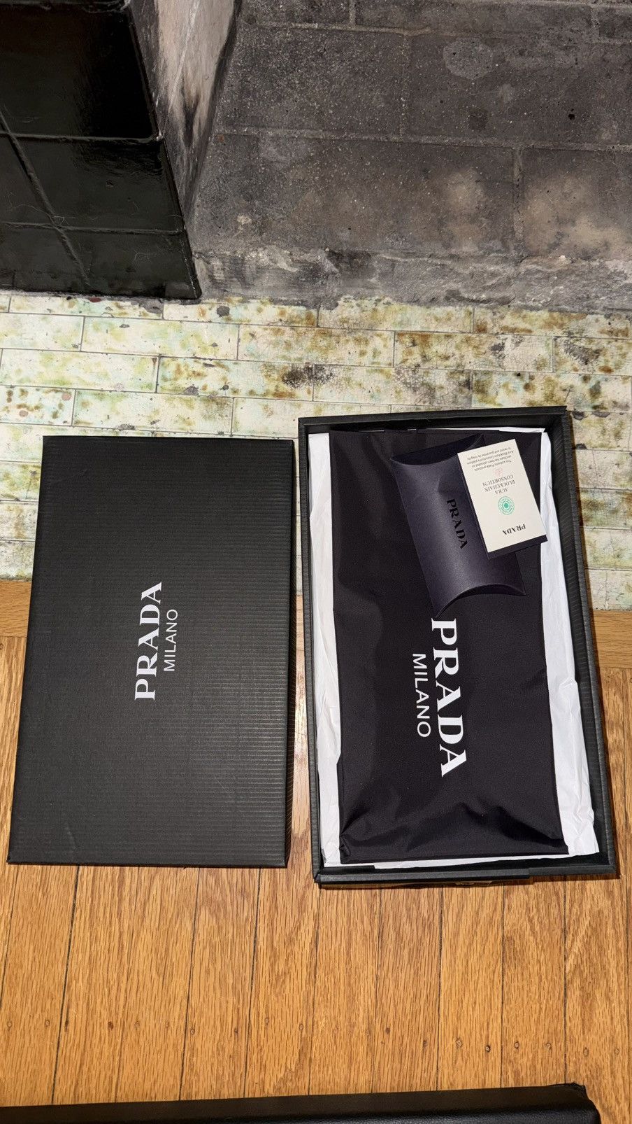 Prada Ivory Collapse Re-Nylon and suede elasticized sneakers Size US 11 / EU 44 - 7 Thumbnail
