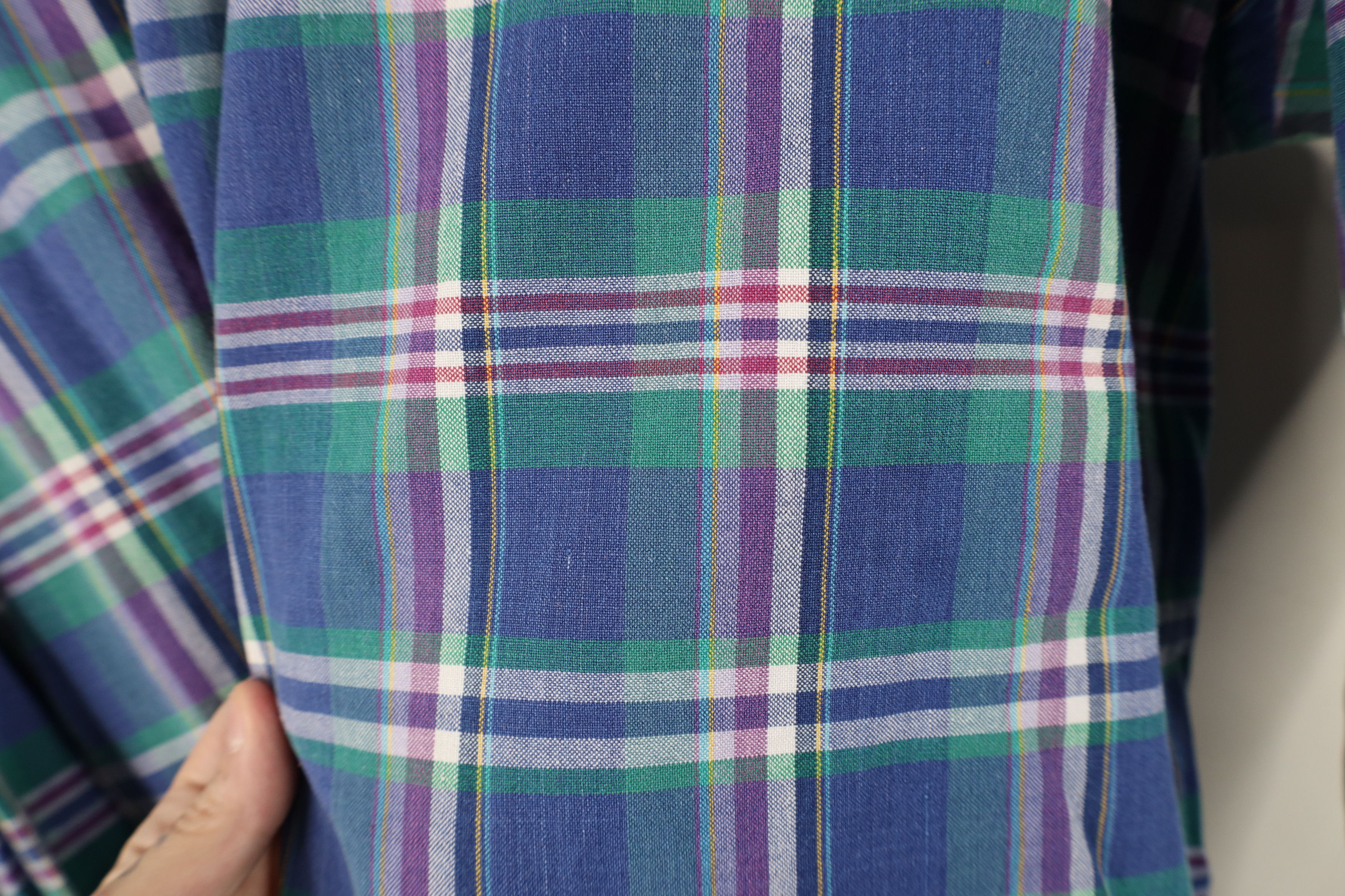 Ralph Lauren Vintage 90s Ralph Lauren Plaid Collared Button Down Shirt Size US XL / EU 56 / 4 - 8 Thumbnail