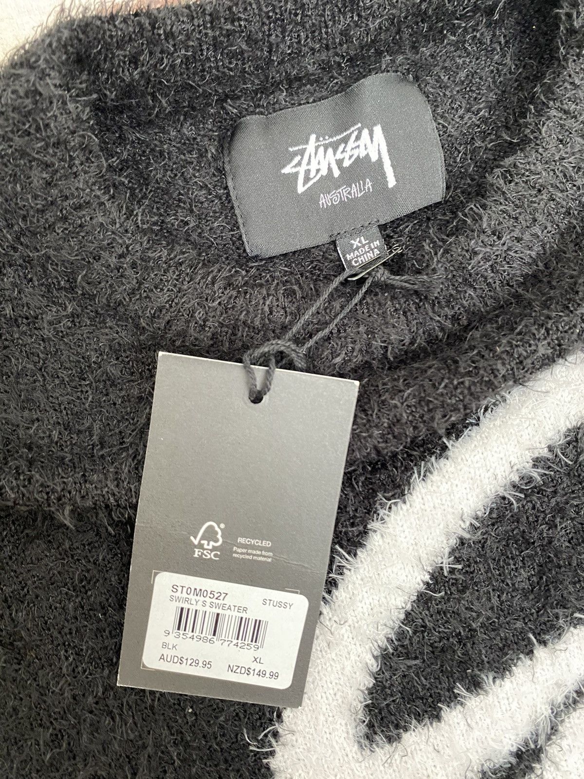 Stussy Stussy Swirly S Sweater Size US XL / EU 56 / 4 - 2 Thumbnail