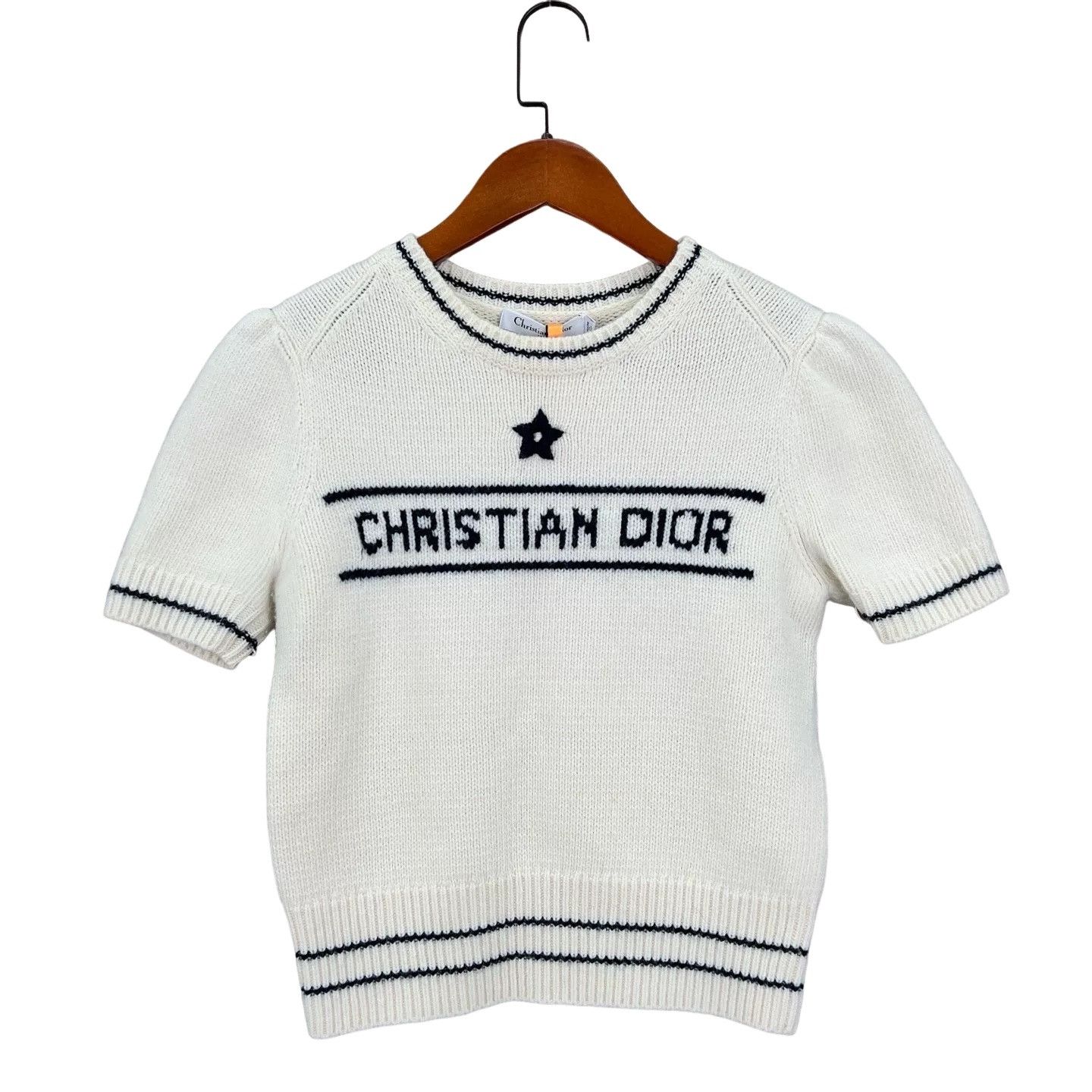 Dior Dior Star Knit Top Size FR 38 Size S / US 4 / IT 40 - 1 Thumbnail