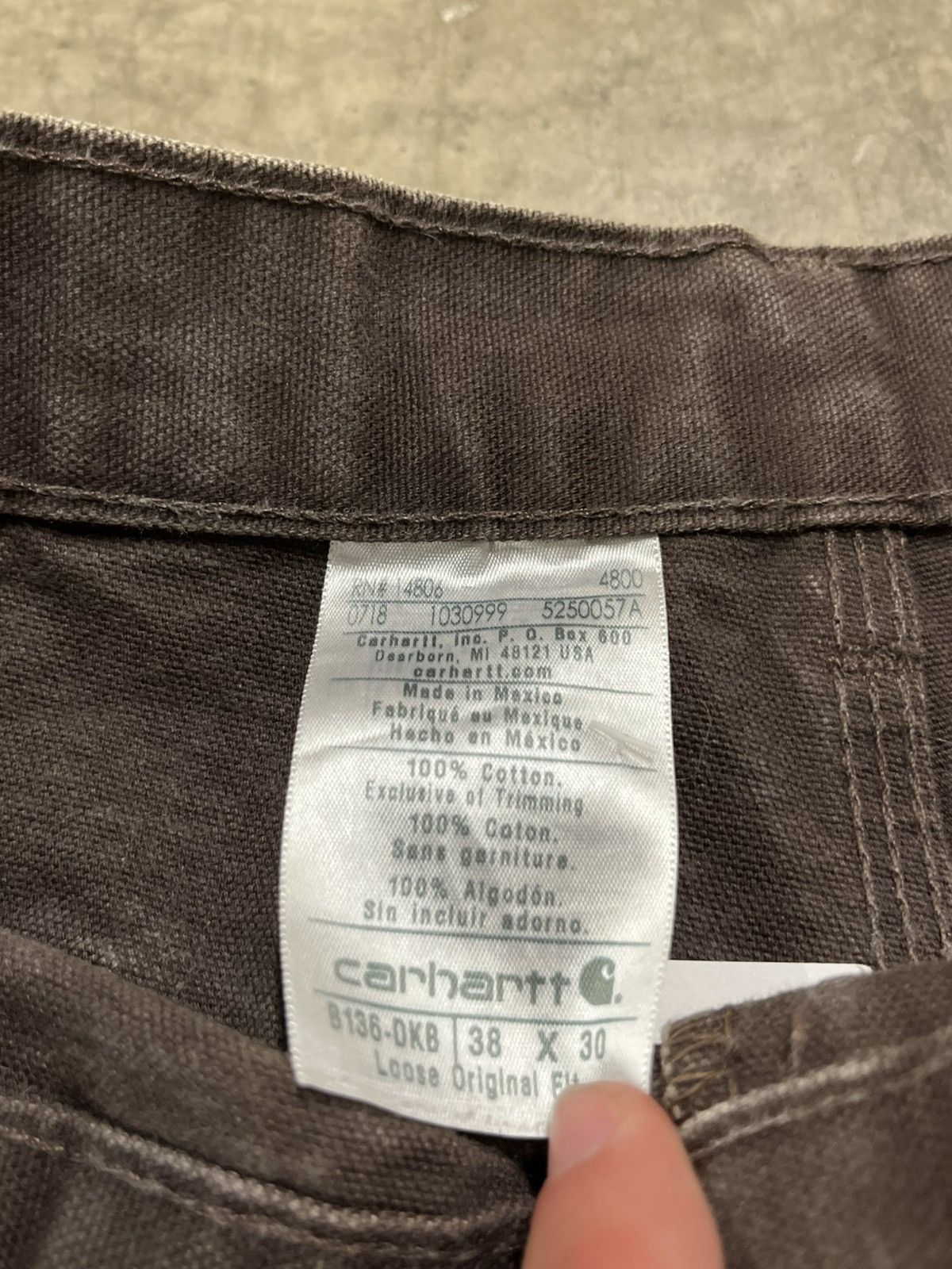Carhartt Carhartt double knees mocha brown streetwear hype rare baggy Size US 36 / EU 52 - 9 Thumbnail