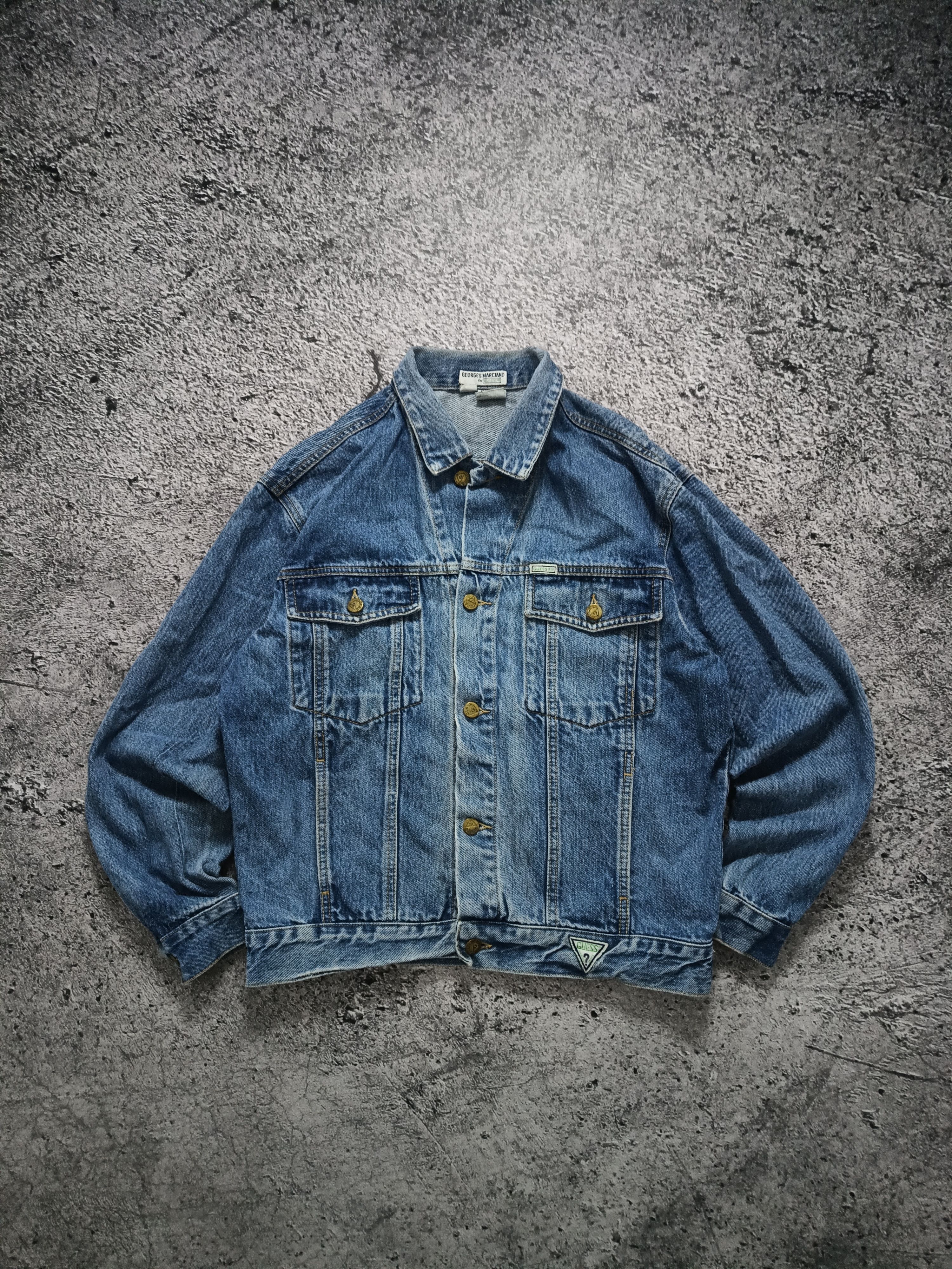 Georges Marciano × Guess × Vintage vtg 90s guess x george marciano denim jacket Size US S / EU 44-46 / 1 - 1 Thumbnail