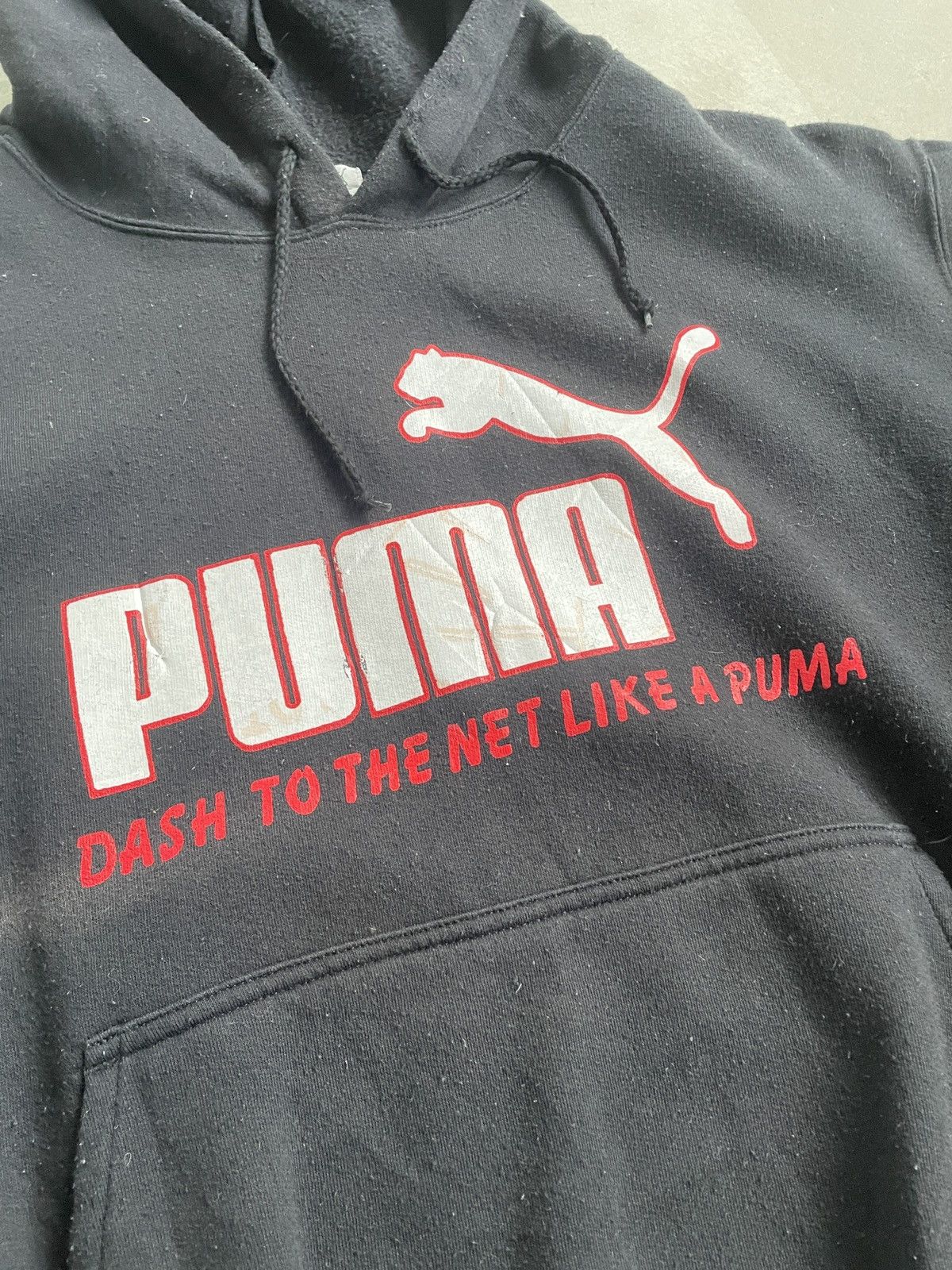 Puma × Vintage VINTAGE PUMA BIG LOGO HOODIE SUNFADED Size US XS / EU 42 / 0 - 4 Thumbnail
