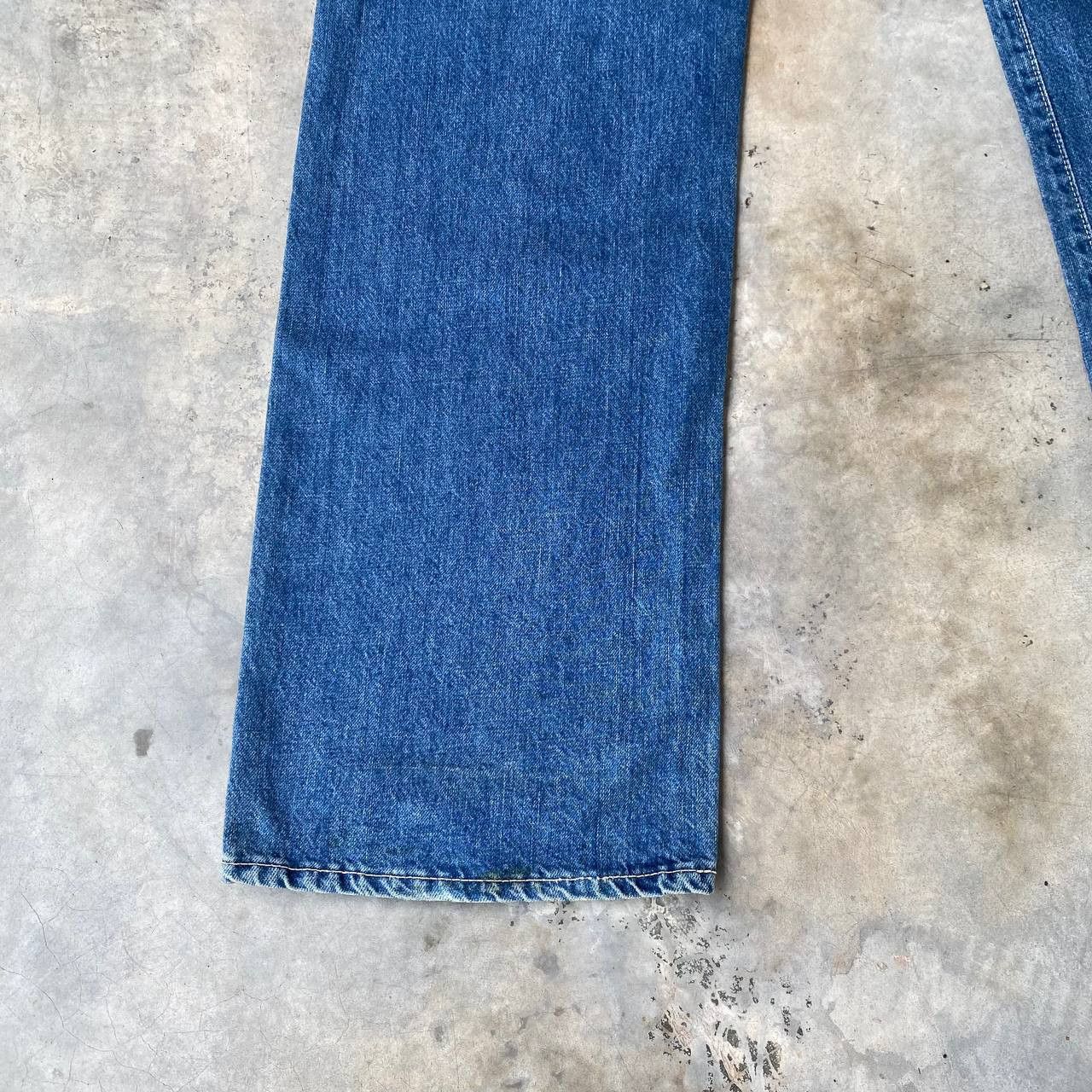 45rpm VINTAGE 90S 45RPM DENIM BLUEWASH STRAIGHT LEG Size US 30 / EU 46 - 15 Thumbnail