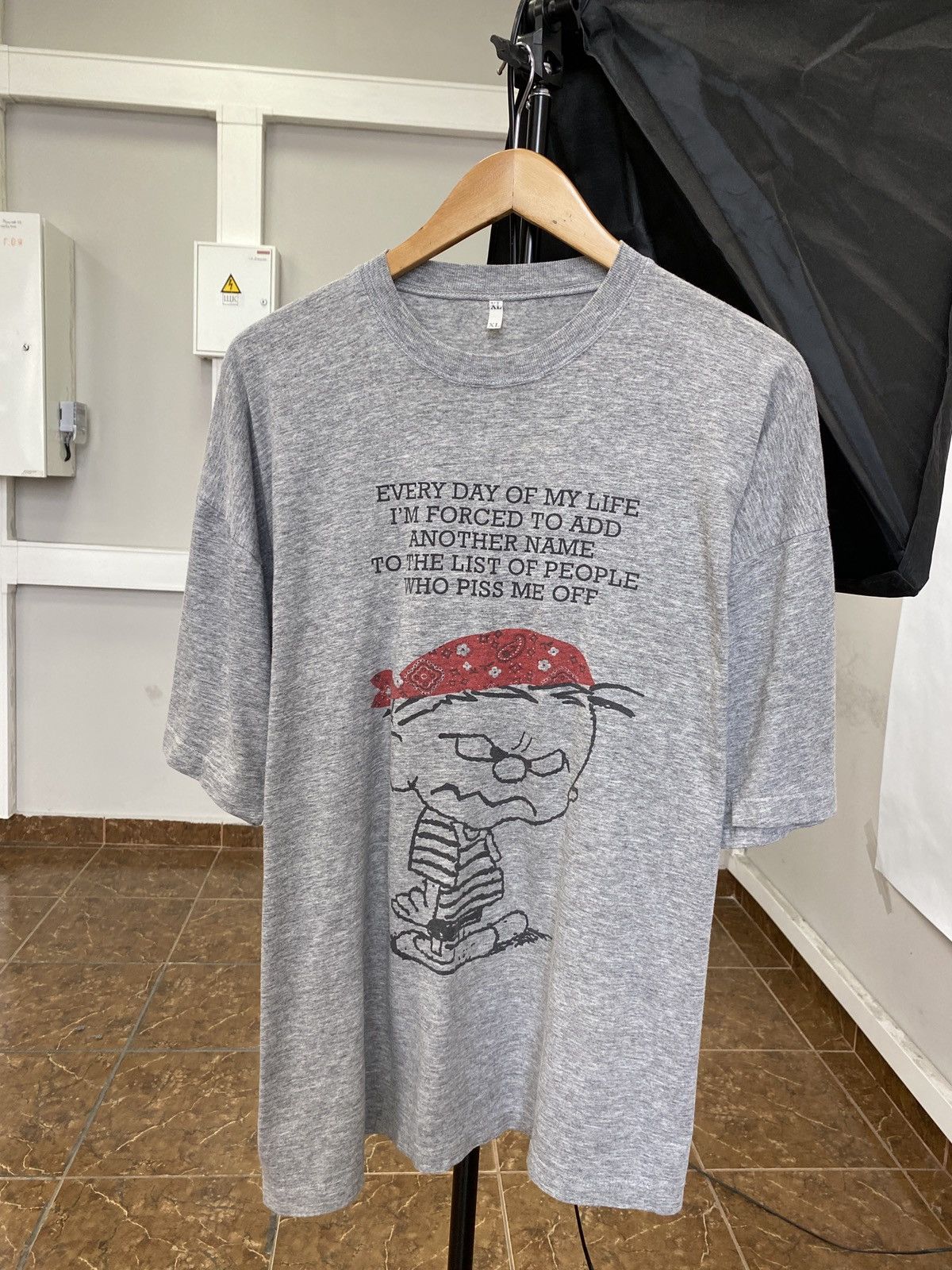 Cartoon Network 🇺🇸 Vintage 90s Calvin and Hobbes T-Shirt Y2K Rare Retro Size US XL / EU 56 / 4 - 1 Thumbnail