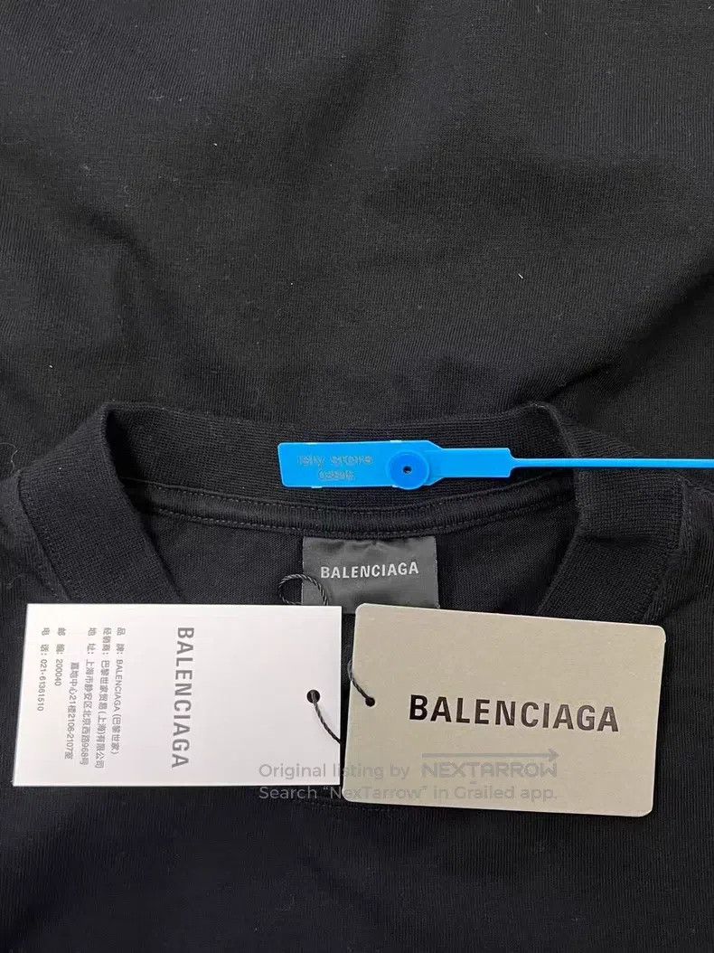 Balenciaga Balenciaga Letter Printed Round Neck Short Sleeve T-Shirt Size US S / EU 44-46 / 1 - 5 Thumbnail