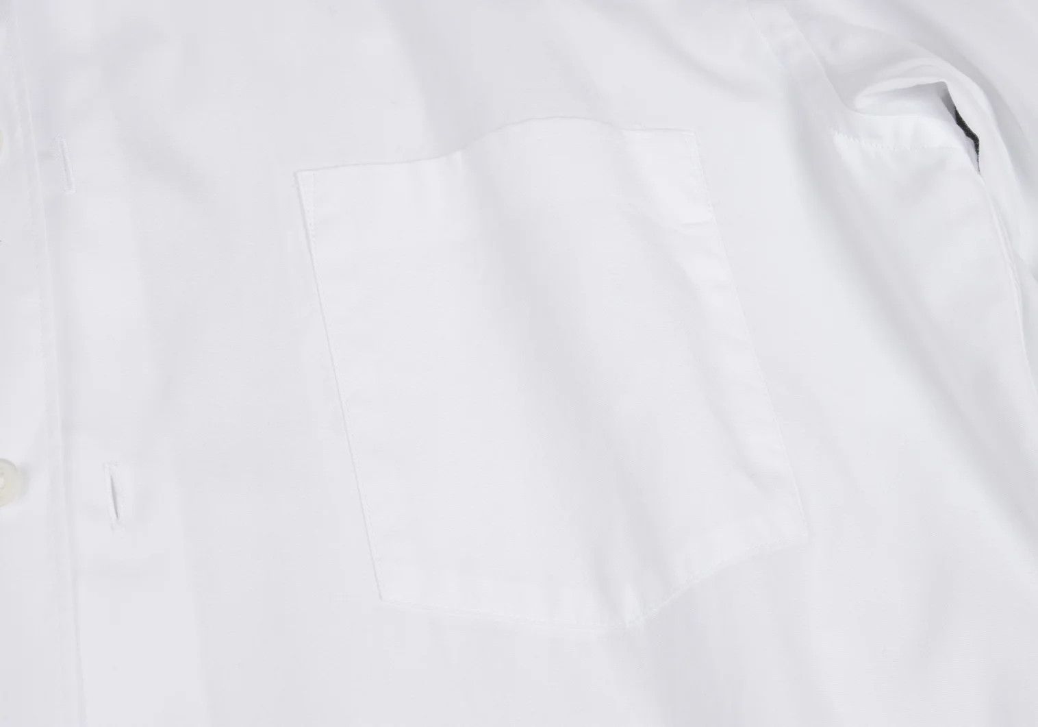 Comme des Garcons Homme Plus Cotton Layered Design Shirt in White, Size S Size US S / EU 44-46 / 1 - 6 Thumbnail