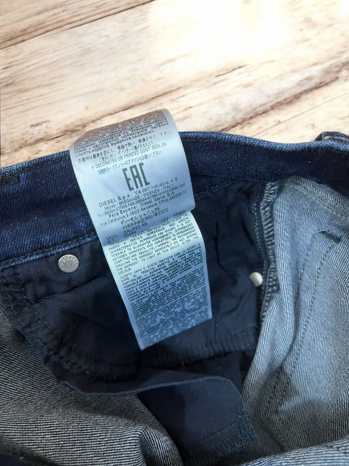 Diesel Diesel Grupee-Rs super Slim skinny jeans size W27 L30 Size 27" / US 4 / IT 40 - 8 Thumbnail