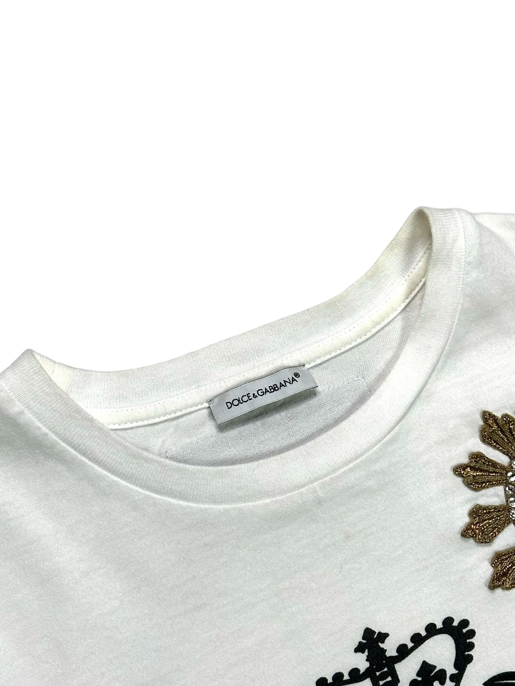 Dolce & Gabbana D&G Royal Family Tshirt Size XS / US 0-2 / IT 36-38 - 4 Thumbnail