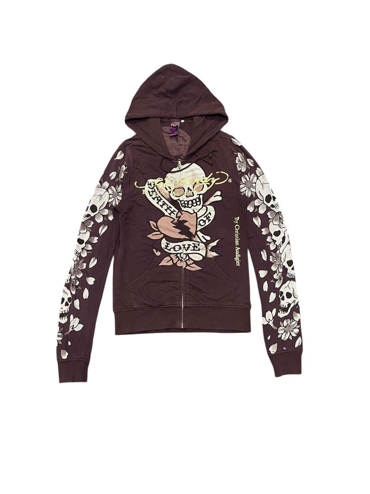 Ed Hardy 2000s ED HARDY SKULL TATTO DESIGN OVP FULL ZIPPER HOODIE Size US M / EU 48-50 / 2 - 1 Thumbnail