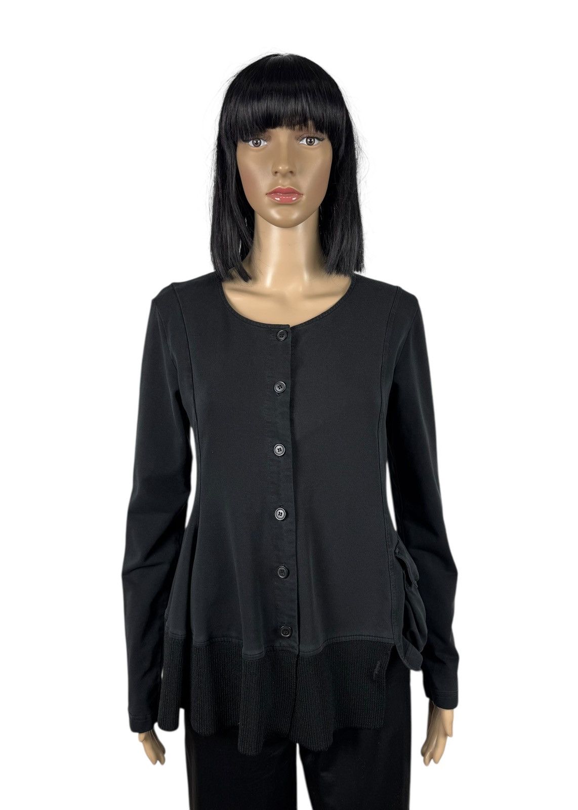 Rundholz Rundholz Asymmetrical Cotton-Wool Cardigan Pocket Accent M Size M / US 6-8 / IT 42-44 - 1 Thumbnail