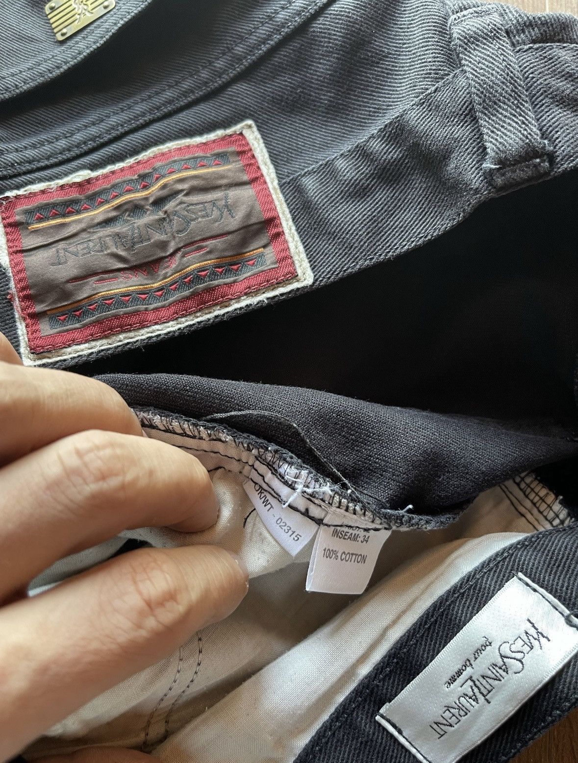 Yves Saint Laurent YSL saint laurent denim jeans Size US 34 / EU 50 - 4 Thumbnail