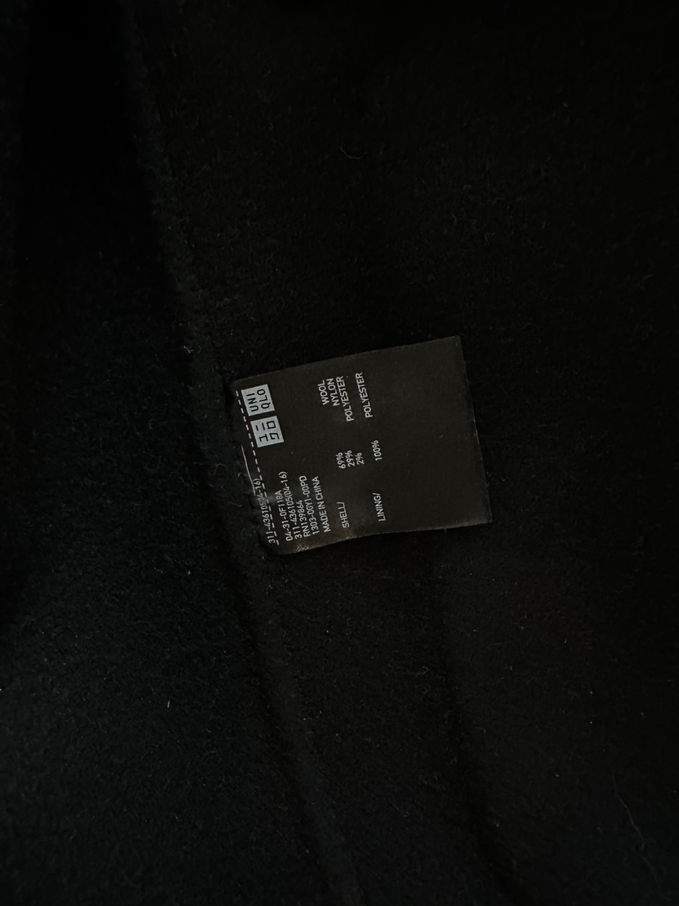 Jil Sander × Uniqlo Jil Sander x UNIQLO Black Wool Overcoat Size US S / EU 44-46 / 1 - 8 Thumbnail