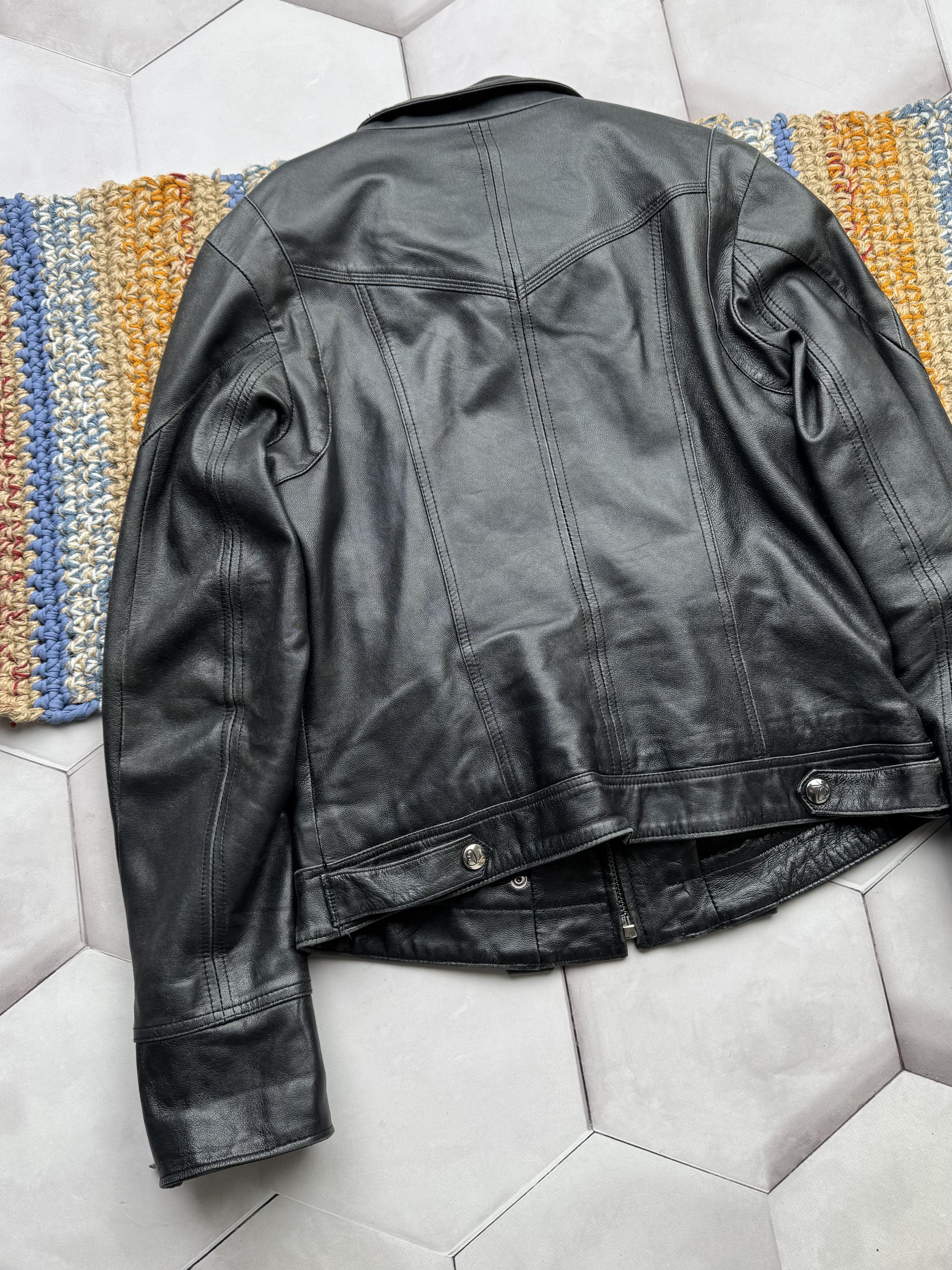 Vintage Vintage Cropped Leather Jacket Size M / US 6-8 / IT 42-44 - 8 Thumbnail
