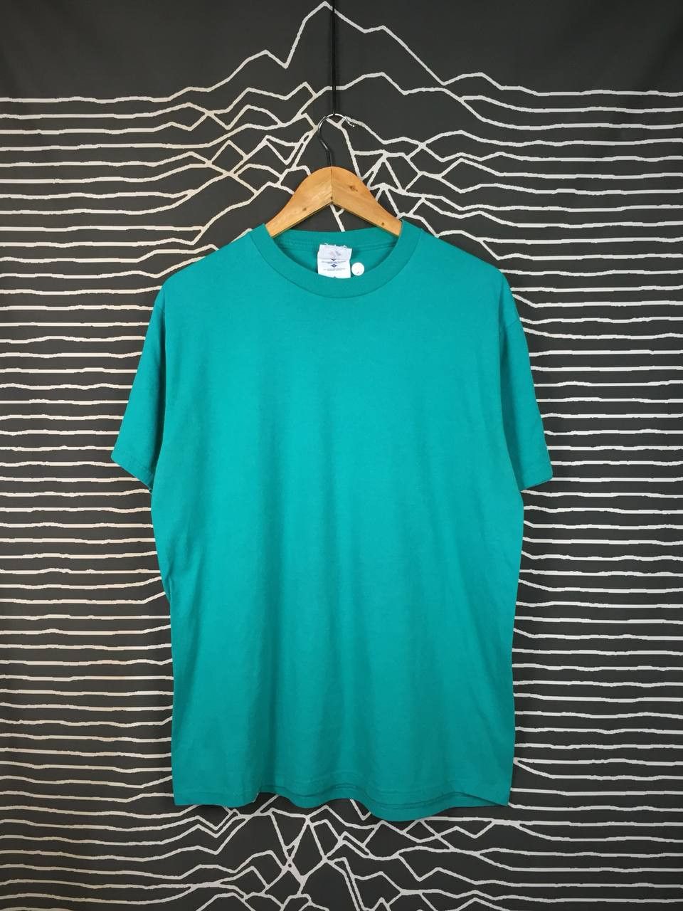 Vintage Vtg 90s Jerzees Heavyweight Blend Made in Usa Blank Tee Size US L / EU 52-54 / 3 - 2 Thumbnail